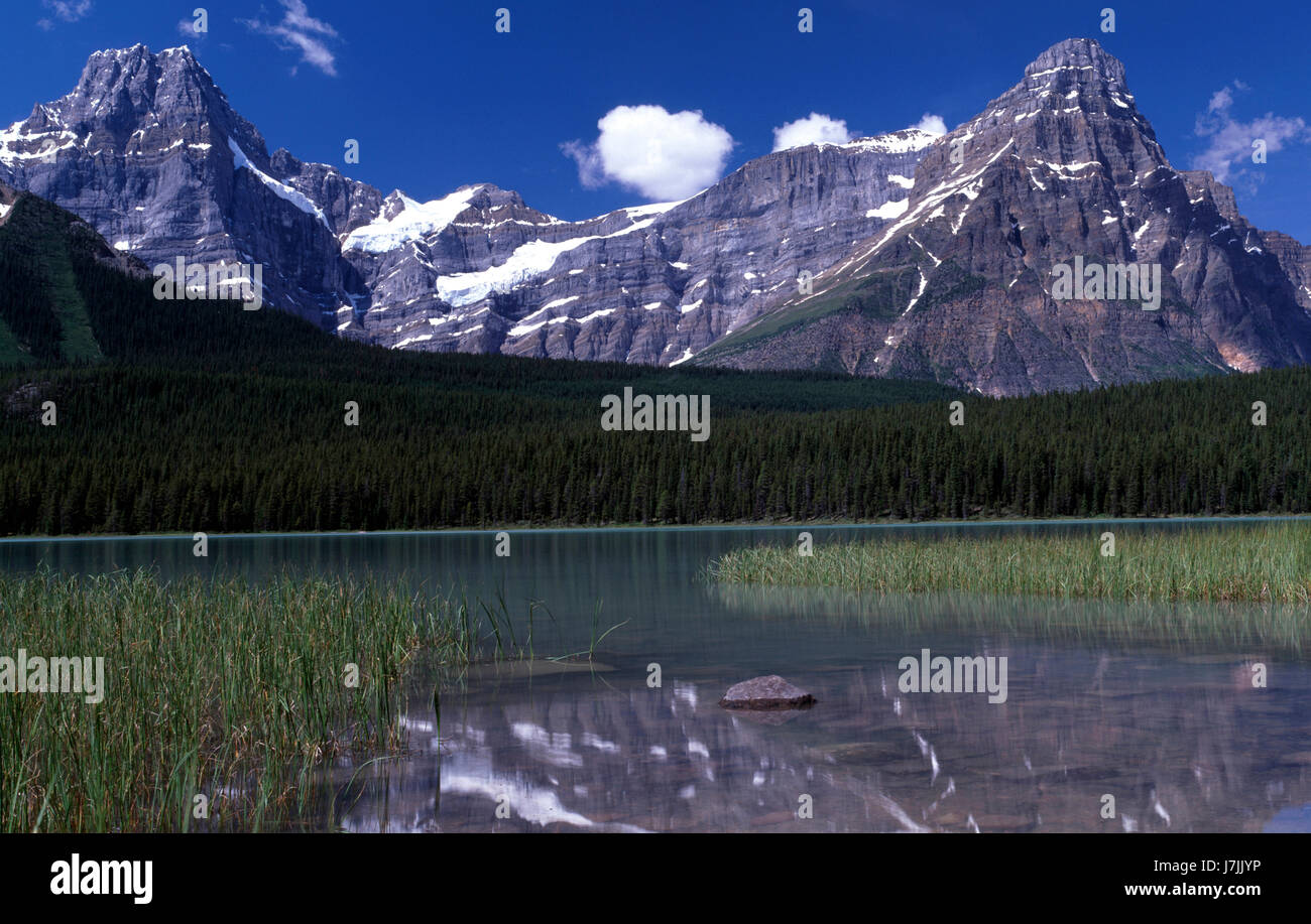 Canadian Rocky Mountains, il Parco Nazionale di Banff, Alberta, Canada Foto Stock