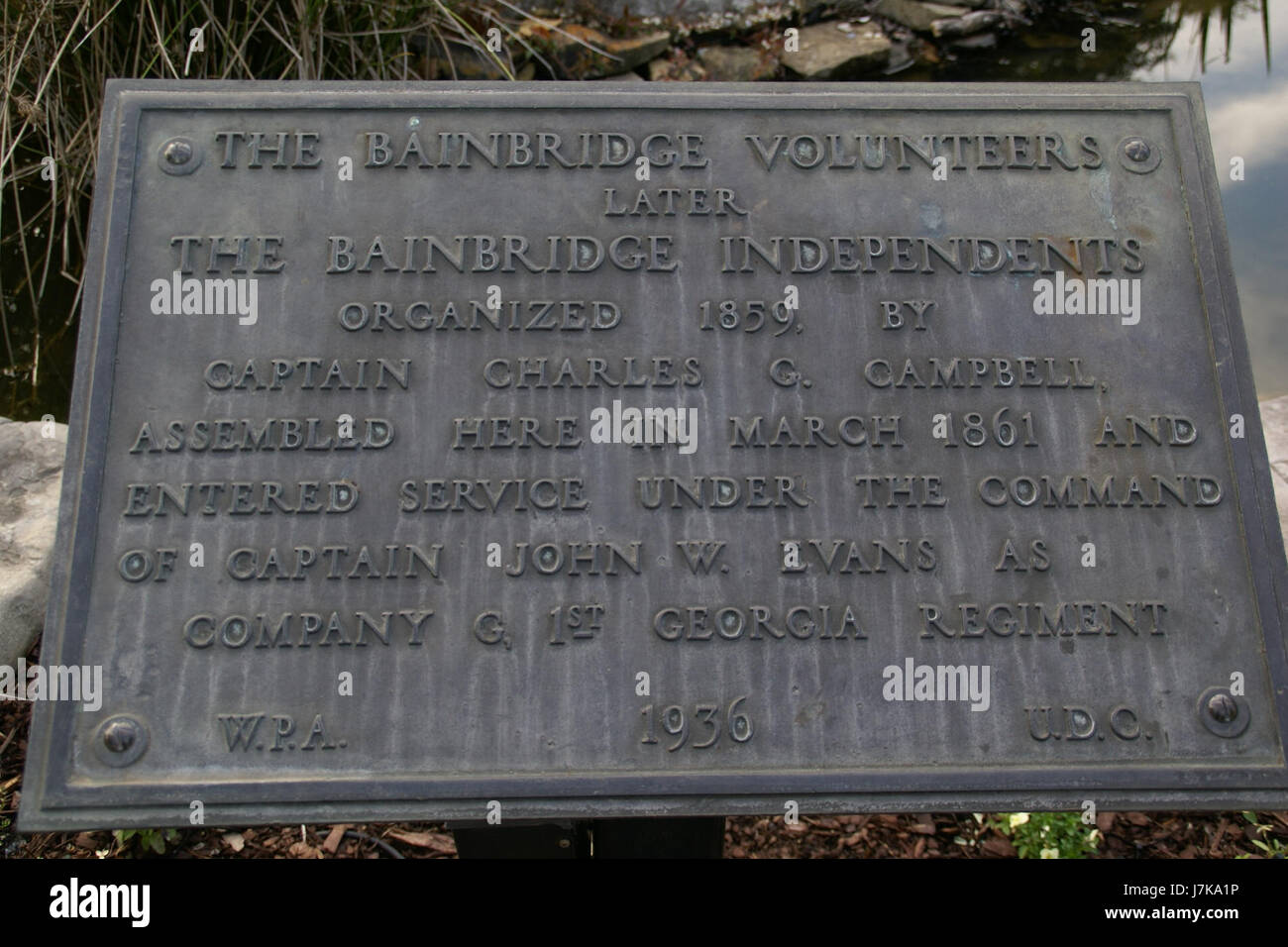 Si riferisce a un evento o a un'immagine catturata il 18 febbraio 2011 a Schild Willis Park a Bainbridge, Georgia. Potrebbe essere collegato a un evento della comunità locale o ad un'attività nel parco. Foto Stock