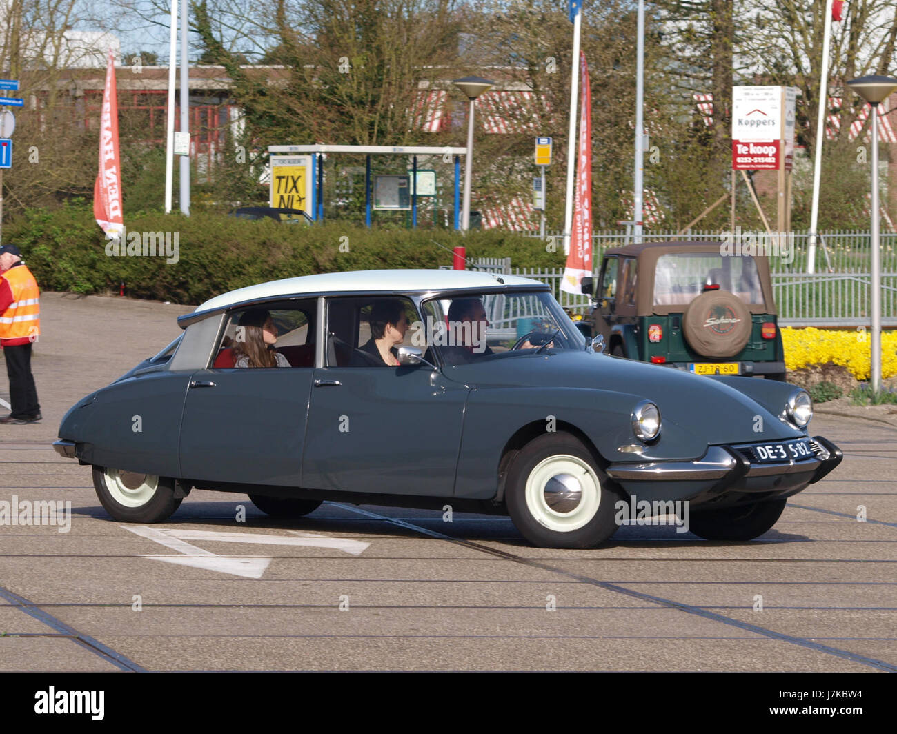 La Citroen ID19B 1967 è un'automobile francese classica, che mostra il design e la tecnologia innovativi dei veicoli della metà del XX secolo Citroenâ, noti per il sistema di sospensioni idrauliche. Foto Stock