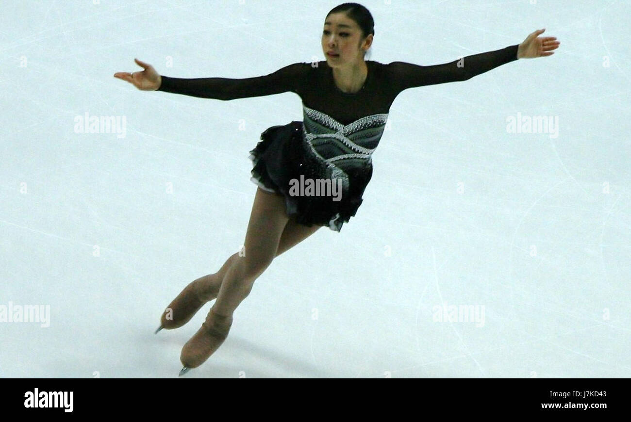 2011 WFSC 6d 251 Kim Yu Na Foto Stock