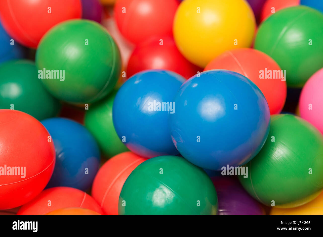 Varietà di sfera multicolore Pit sfere Foto Stock