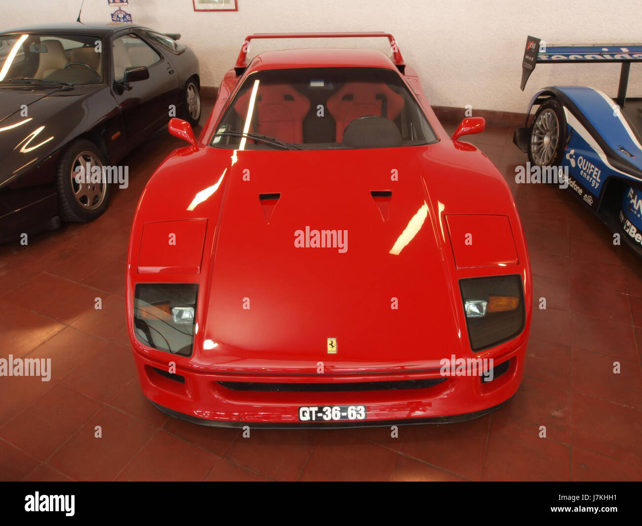 1990 Ferrari F40, 478hp, V8 2936cc, 324kmh p3 Foto Stock