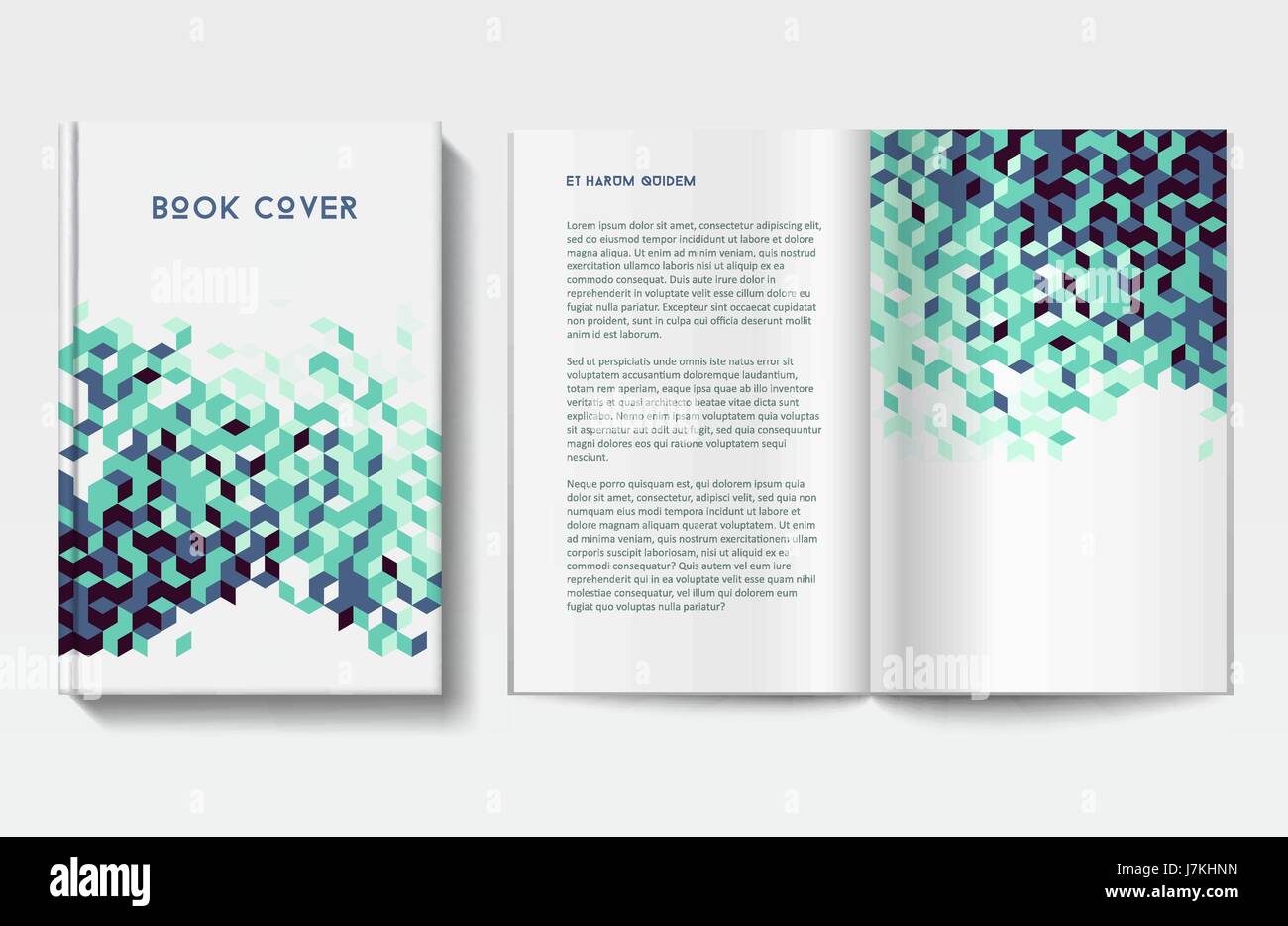 Libro del modello di progettazione Illustrazione Vettoriale