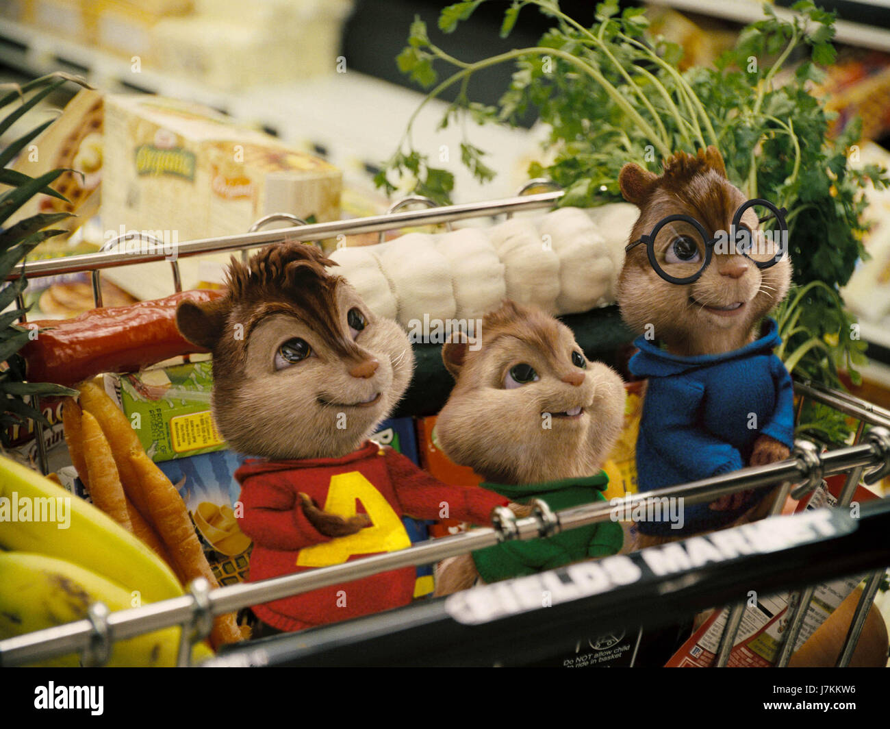 ALVIN ed i Chipmunks (2007) Tim Hill (DIR) 20TH CENTURY FOX/raccolta MOVIESTORE LTD Foto Stock