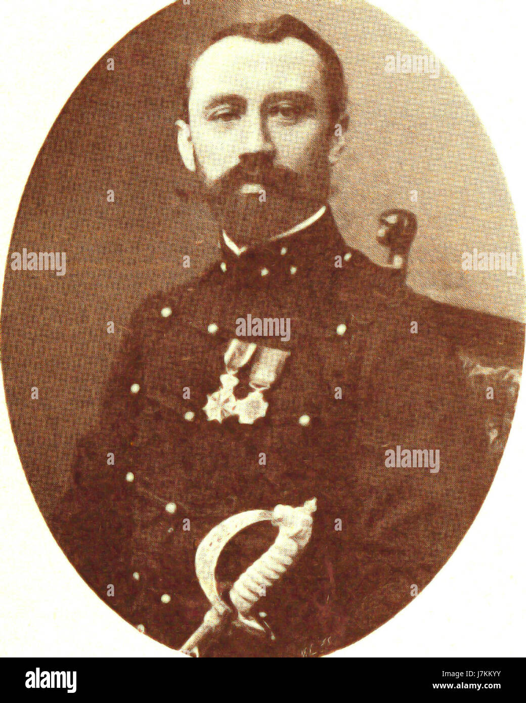 Darlang, F. Kapitein der infanterie. Forni a microonde Ridder 3de, 4de klasse, eresabel, 1872 1917 Foto Stock