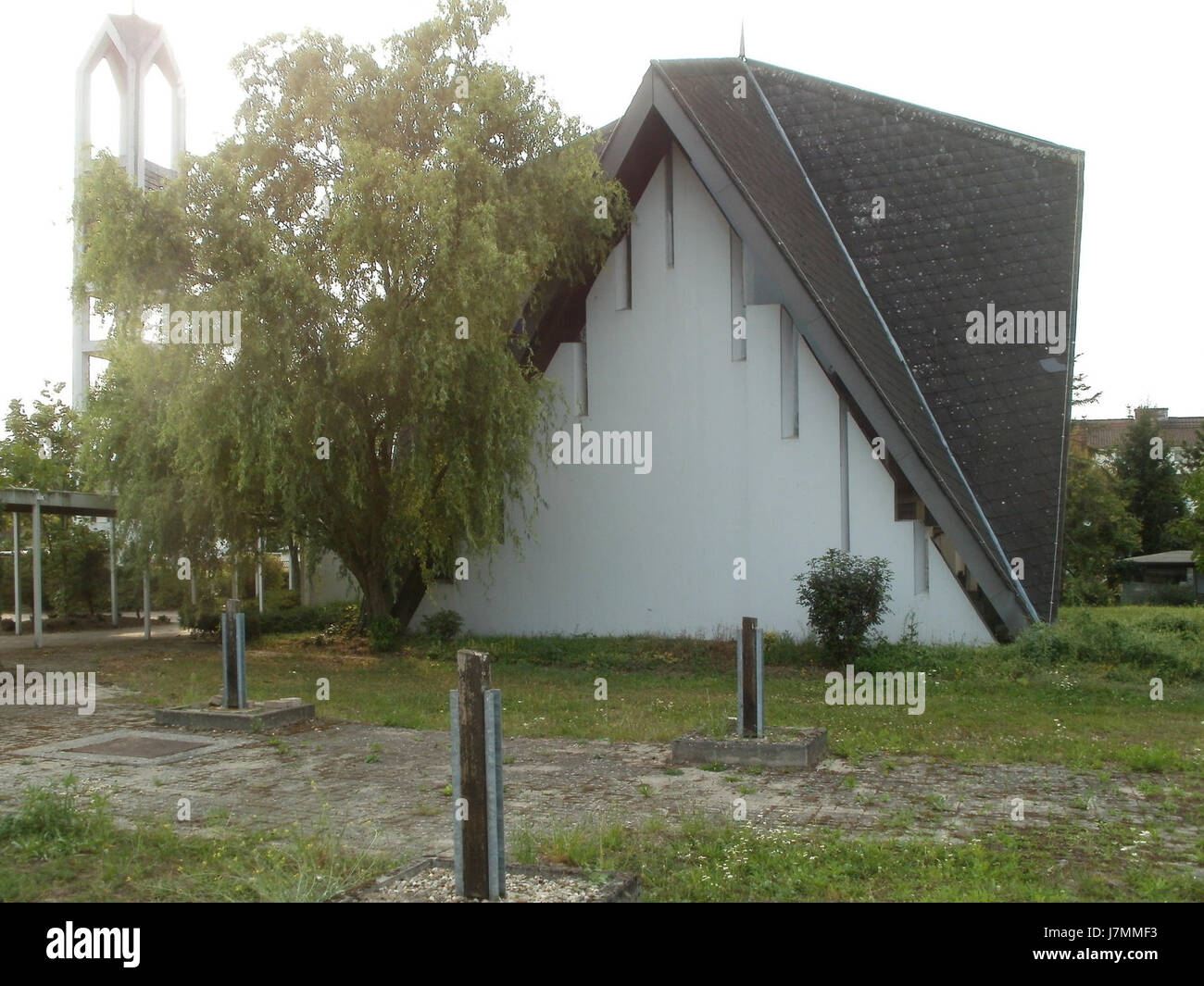 La Friedenskirche (Chiesa della Pace) a WaghÃ¤usel, Germania, un punto di riferimento architettonico e religioso, costruito nel XVIII secolo. Foto Stock