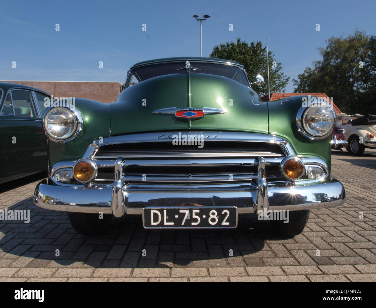 Fotografia di una Chevrolet Powerglide del 1951, che mostra il classico design automobilistico americano dei primi anni '1950 Foto Stock