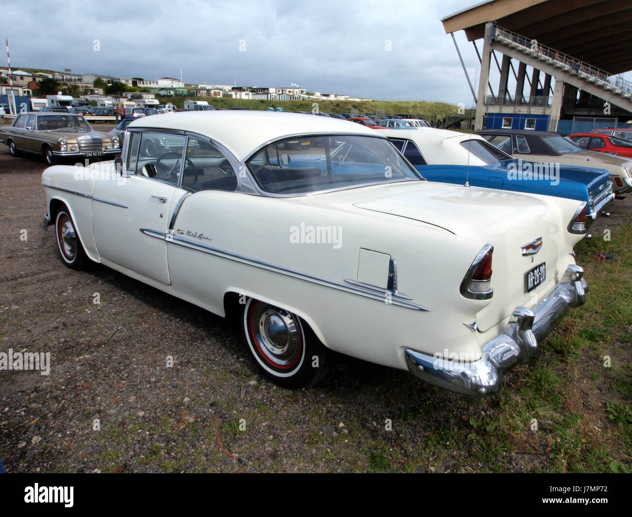 1955 Chevrolet Bel Air 2dr Hardtop Foto Stock