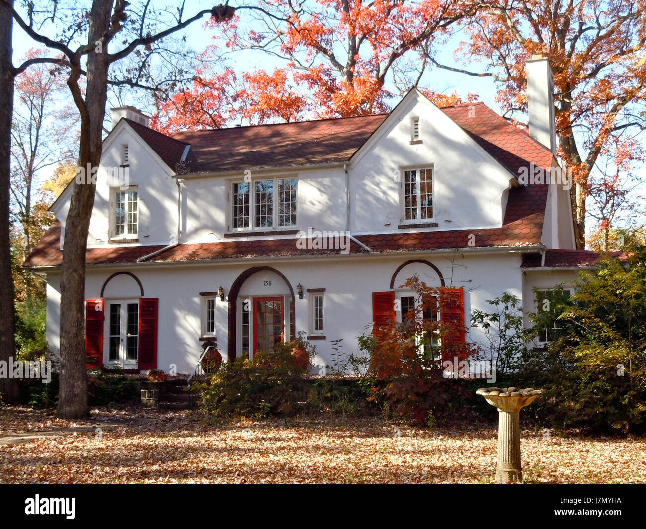 Questo è un riferimento ad un indirizzo specifico di Hatfield Township, Montgomery County, Pennsylvania. La posizione è probabilmente significativa per la storia locale o per i record di proprietà. Foto Stock