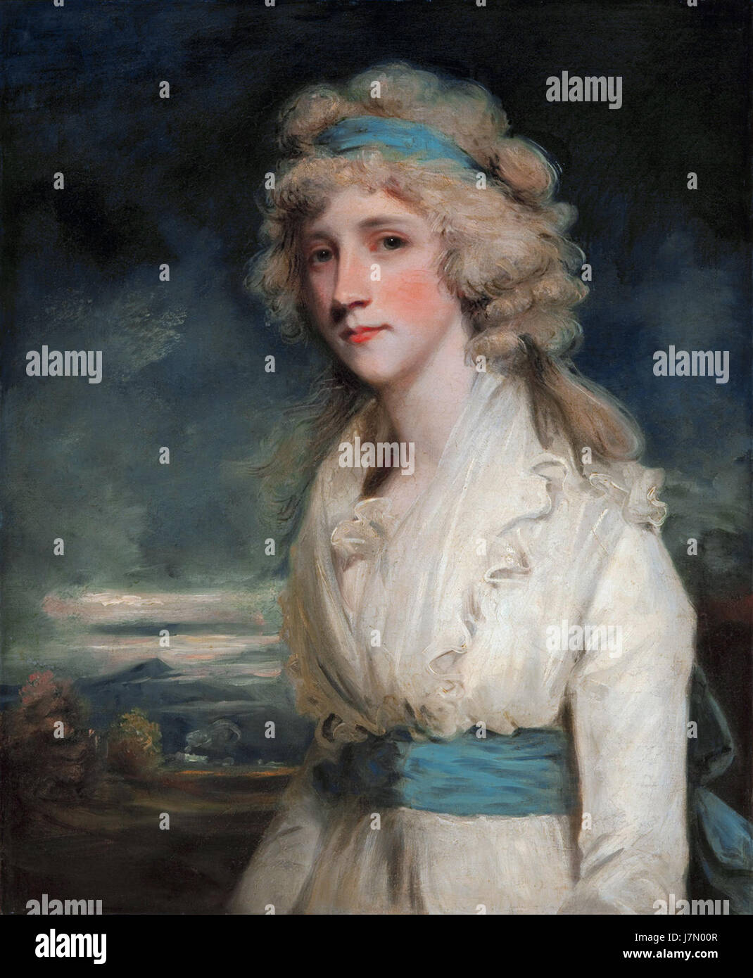 Agnes Catherine Coussmaker, da John Hoppner Foto Stock