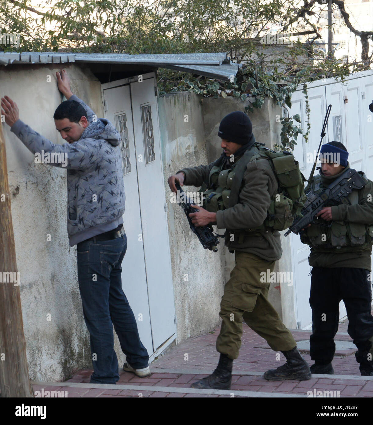 2012.01.16.HebronGilbertCheckpoint.2 Foto Stock