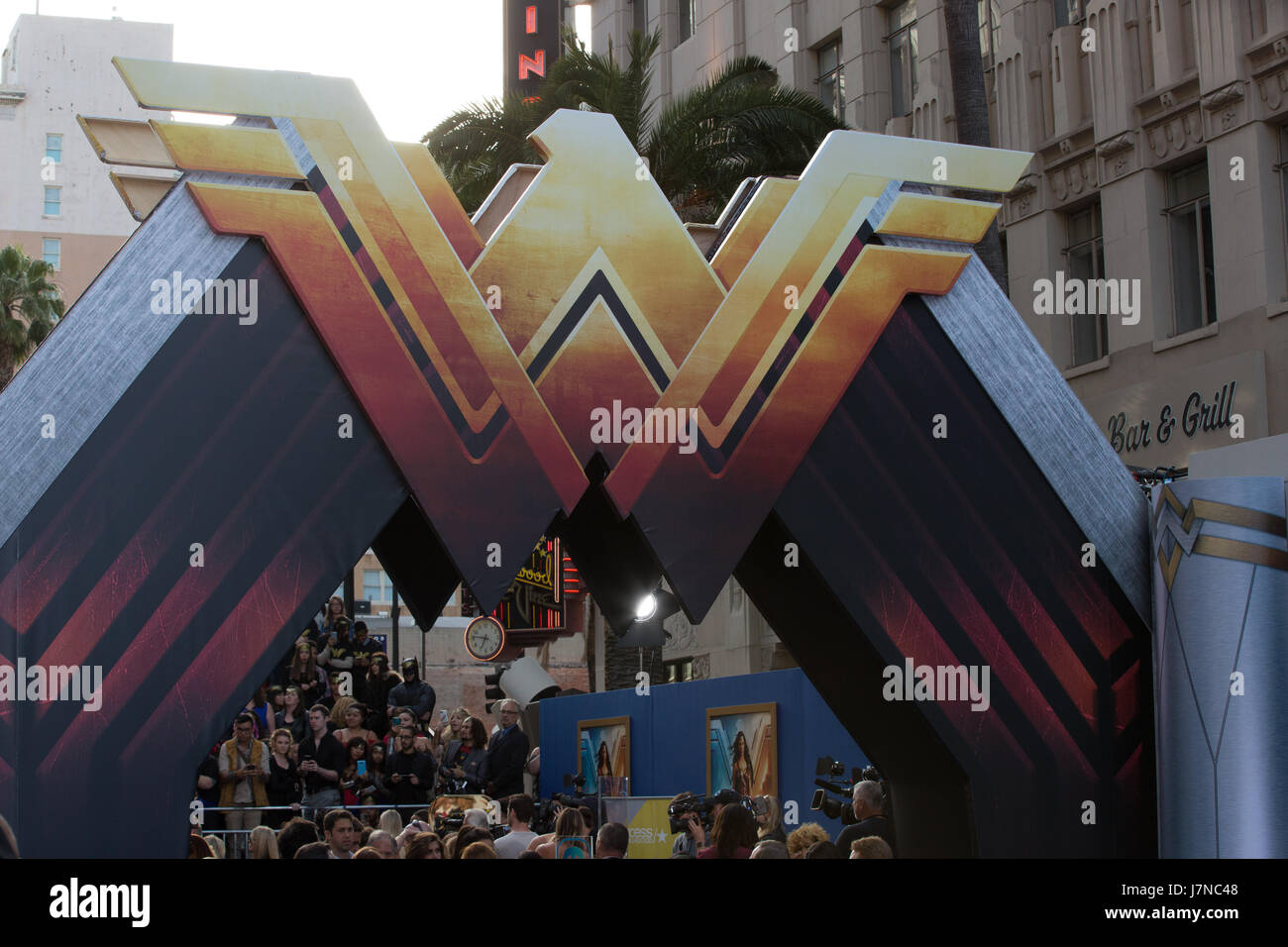 Hollywood, California, USA. 25 Maggio, 2017. L'atmosfera alla premiere di Warner Bros Foto' 'Wonder Woman" presso il Teatro Pantages Maggio 25, 2017 in Hollywood, la California. Credito: la foto di accesso/Alamy Live News Foto Stock
