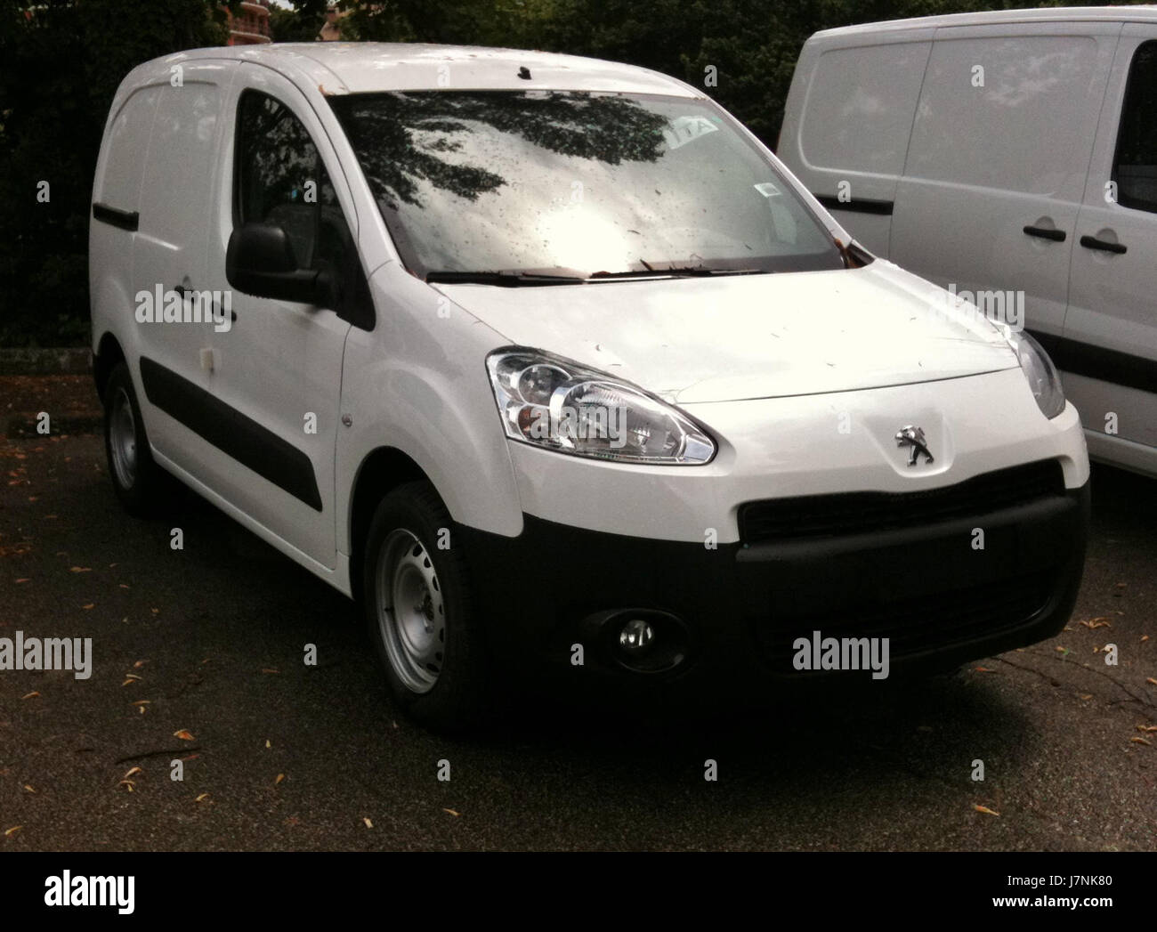 2012 Partner Peugeot 1.6 HDI furgone lamierato 2 Foto Stock