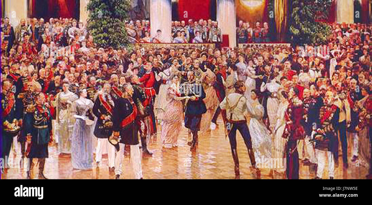 Dadianfamily presso il palazzo d'inverno 1868 Foto Stock