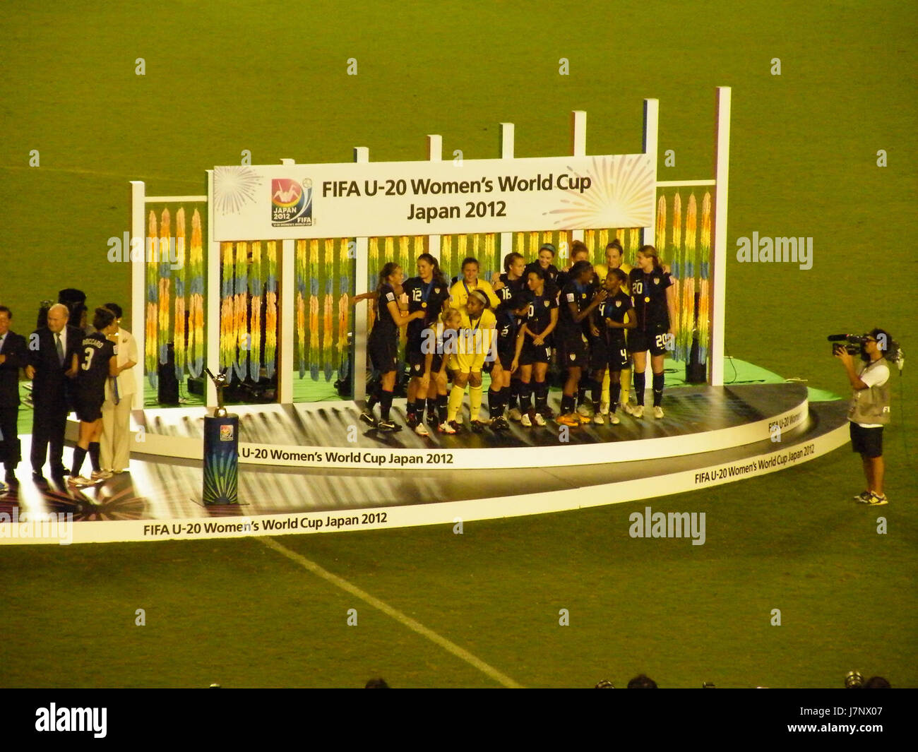 2012 FIFA U 20 Coppa del Mondo Donne Champions 02 Foto Stock
