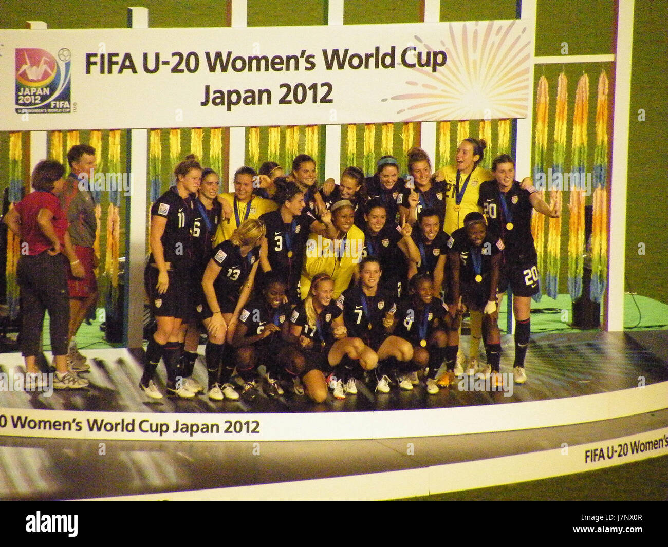 2012 FIFA U 20 Coppa del Mondo Donne Champions 13 Foto Stock