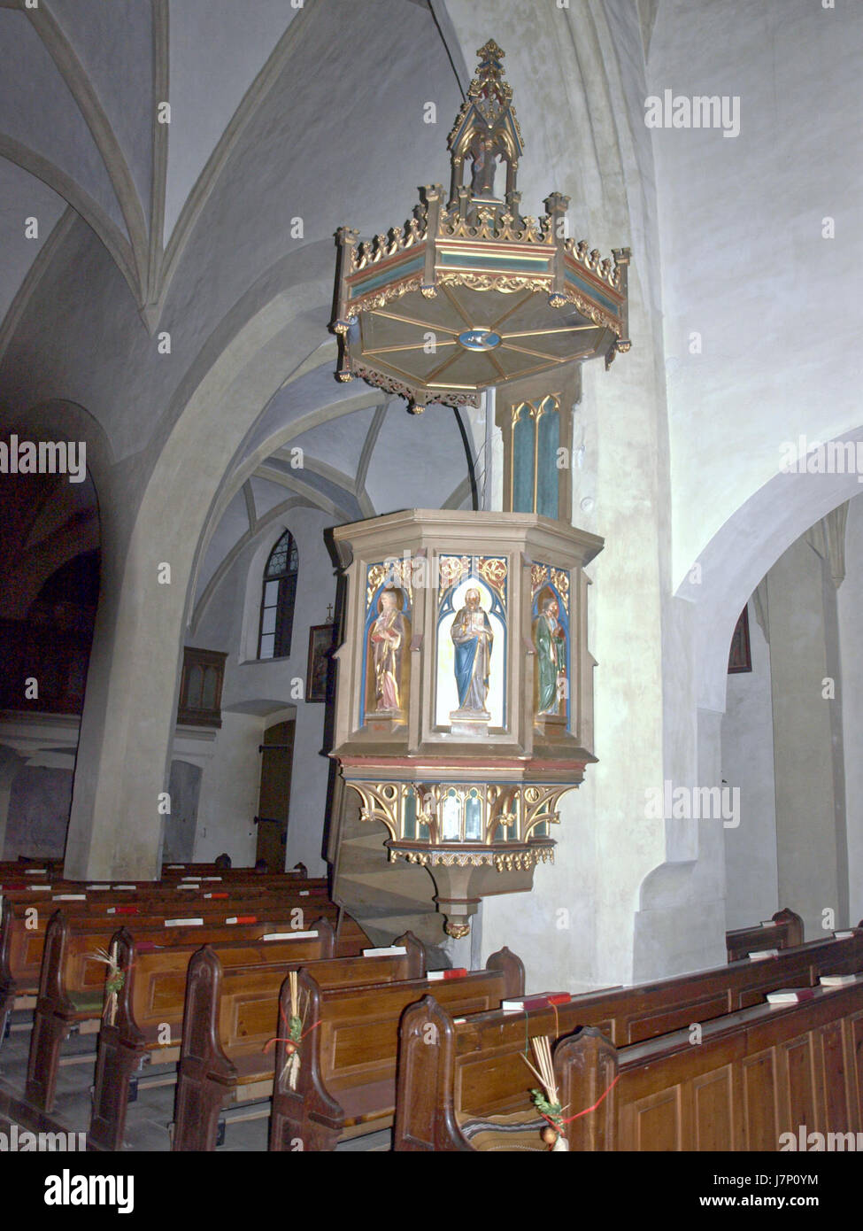 2012.10.21 St. Pantaleon Stiftskirche hll. Peter und Paul 07 Foto Stock