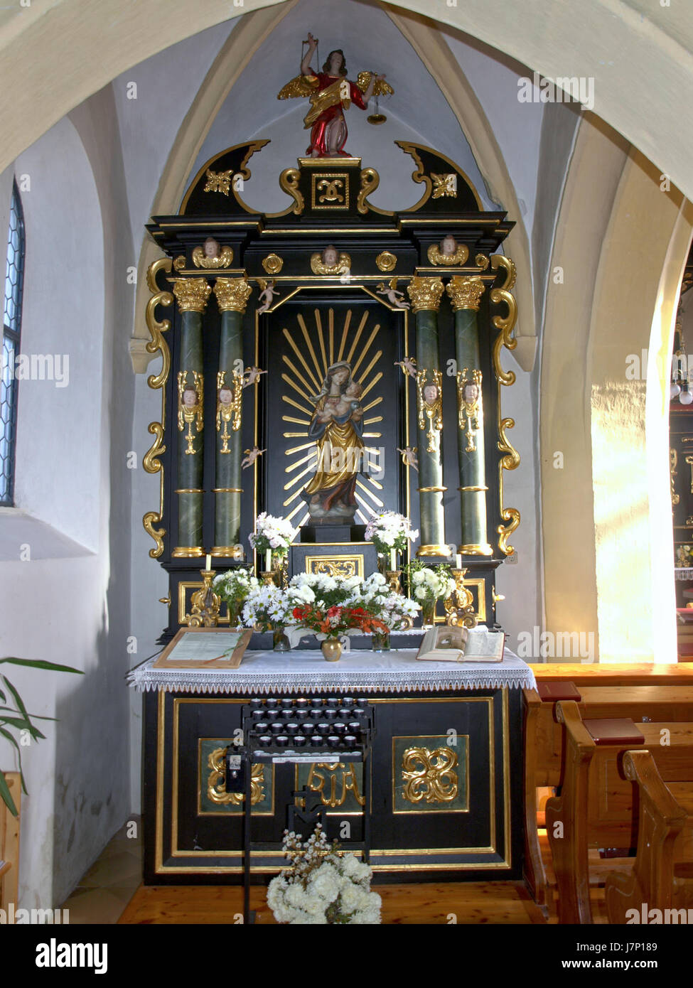 2012.11.08 Windhag Pfarrkirche hl. Nikolaus 07 Foto Stock