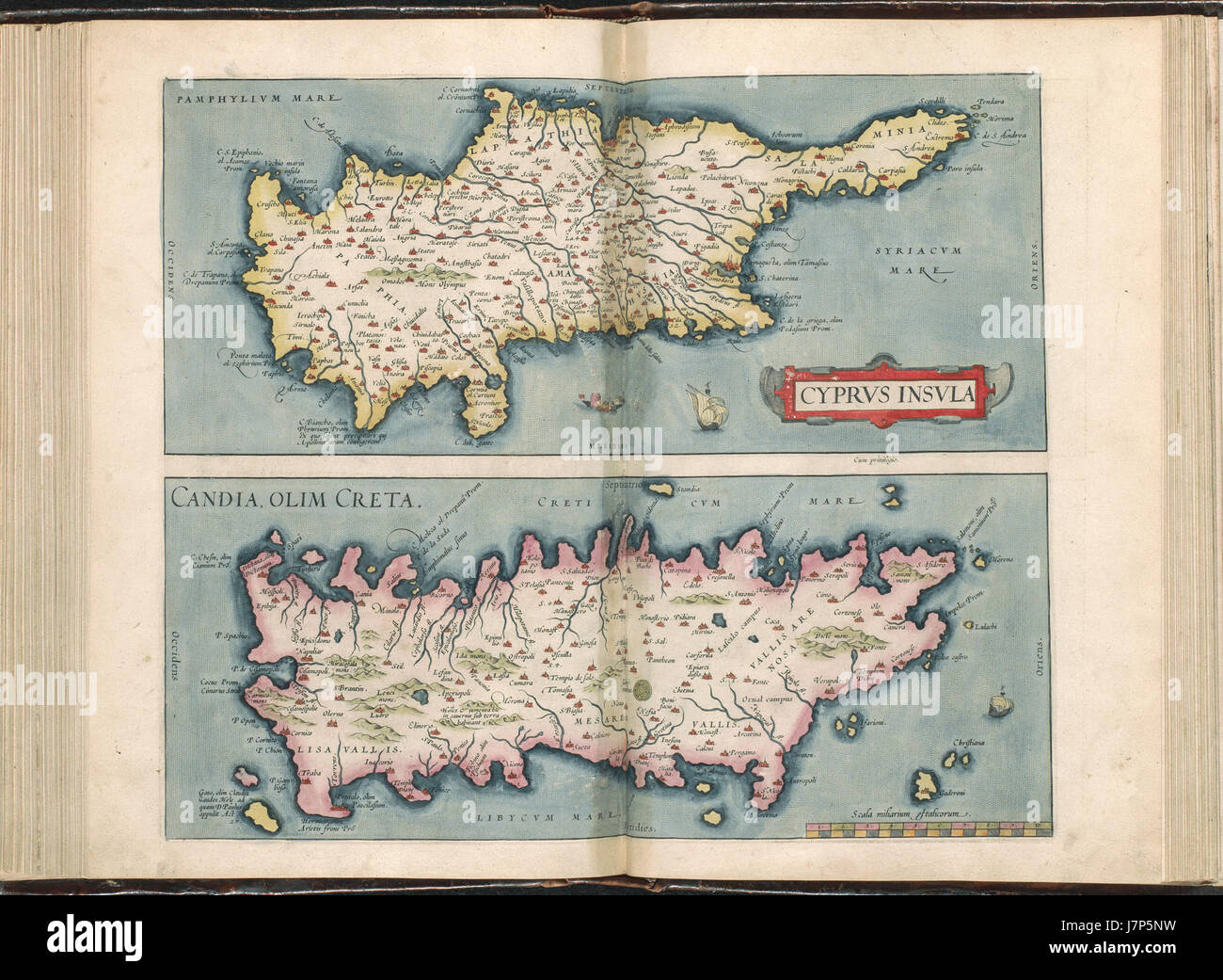 Atlas Ortelius KB PPN369376781 072AV 072br Foto Stock