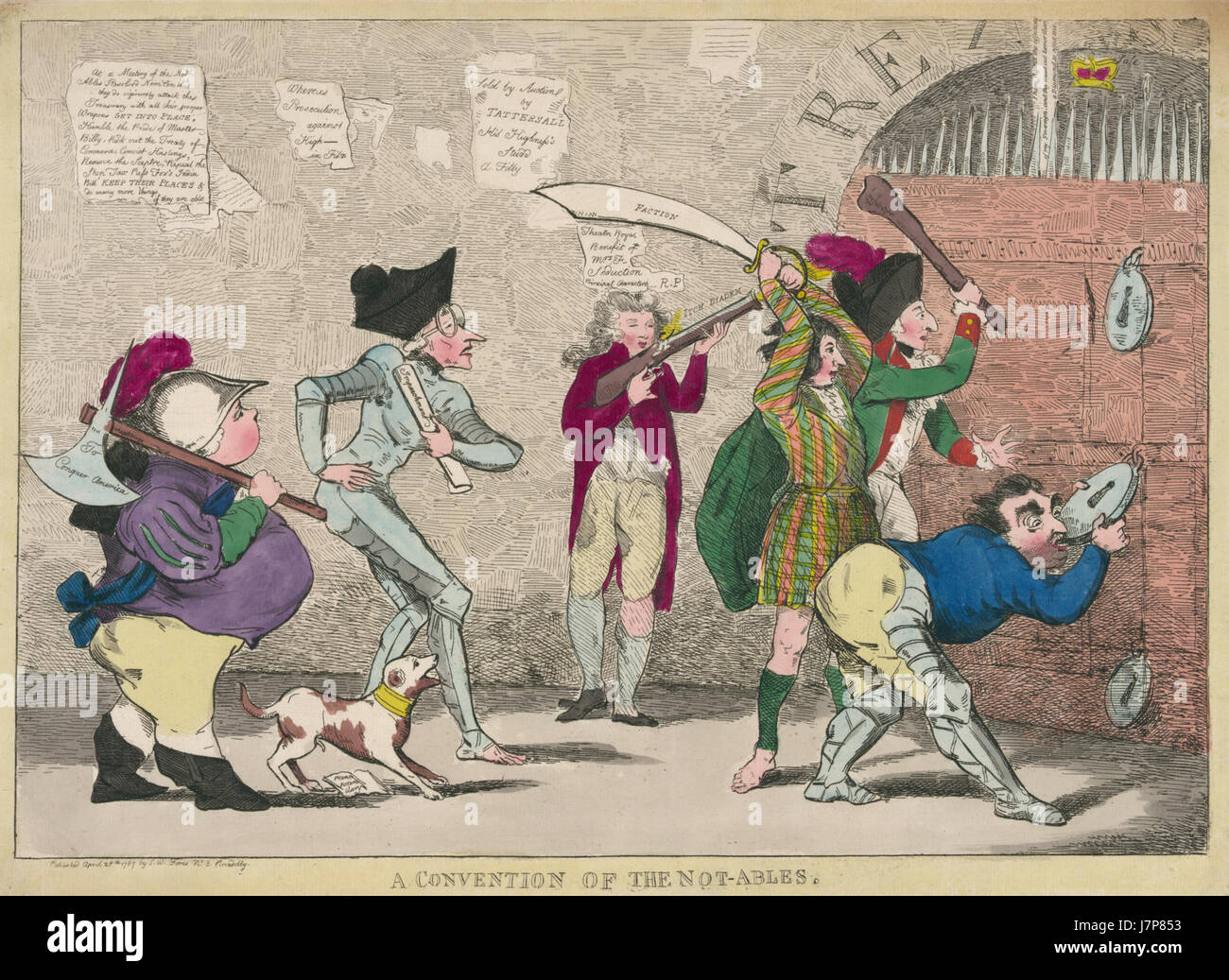 La Convenzione dei notabili del 1787 fu un incontro in Francia, convocato dal re Luigi XVI per affrontare la crisi finanziaria dell'countryÂ e la necessità di riforme, segnando un momento importante nella Francia pre-rivoluzionaria. Foto Stock