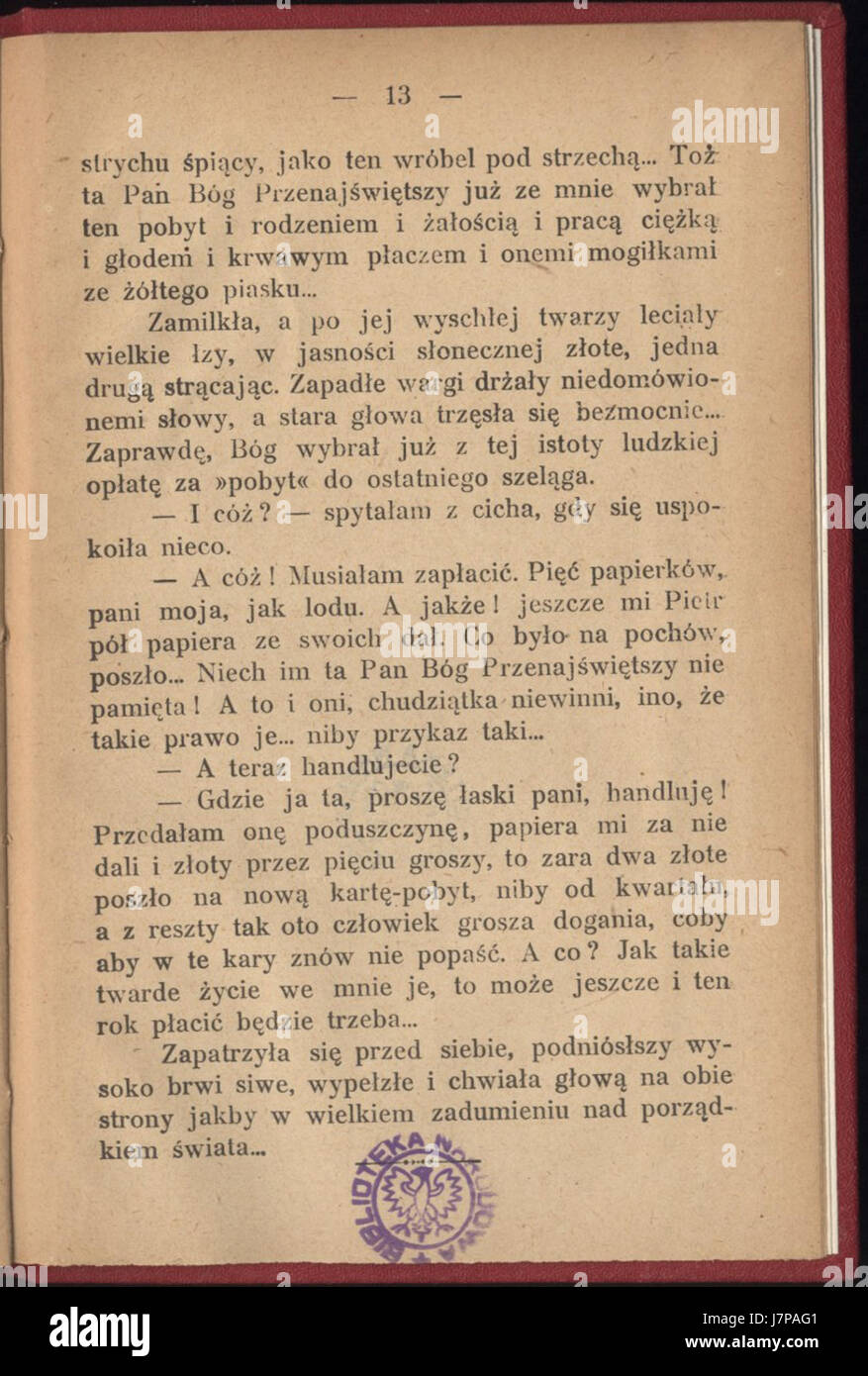 Banasiowa, un'opera dell'autrice polacca Maria Konopnicka, pubblicata nel 1994, riflette i contributi letterari dell'autrice alla letteratura polacca. Il testo fa parte della sua esplorazione della società polacca, concentrandosi sulla vita delle donne nella Polonia rurale durante la fine del XIX secolo e l'inizio del XX secolo. Foto Stock