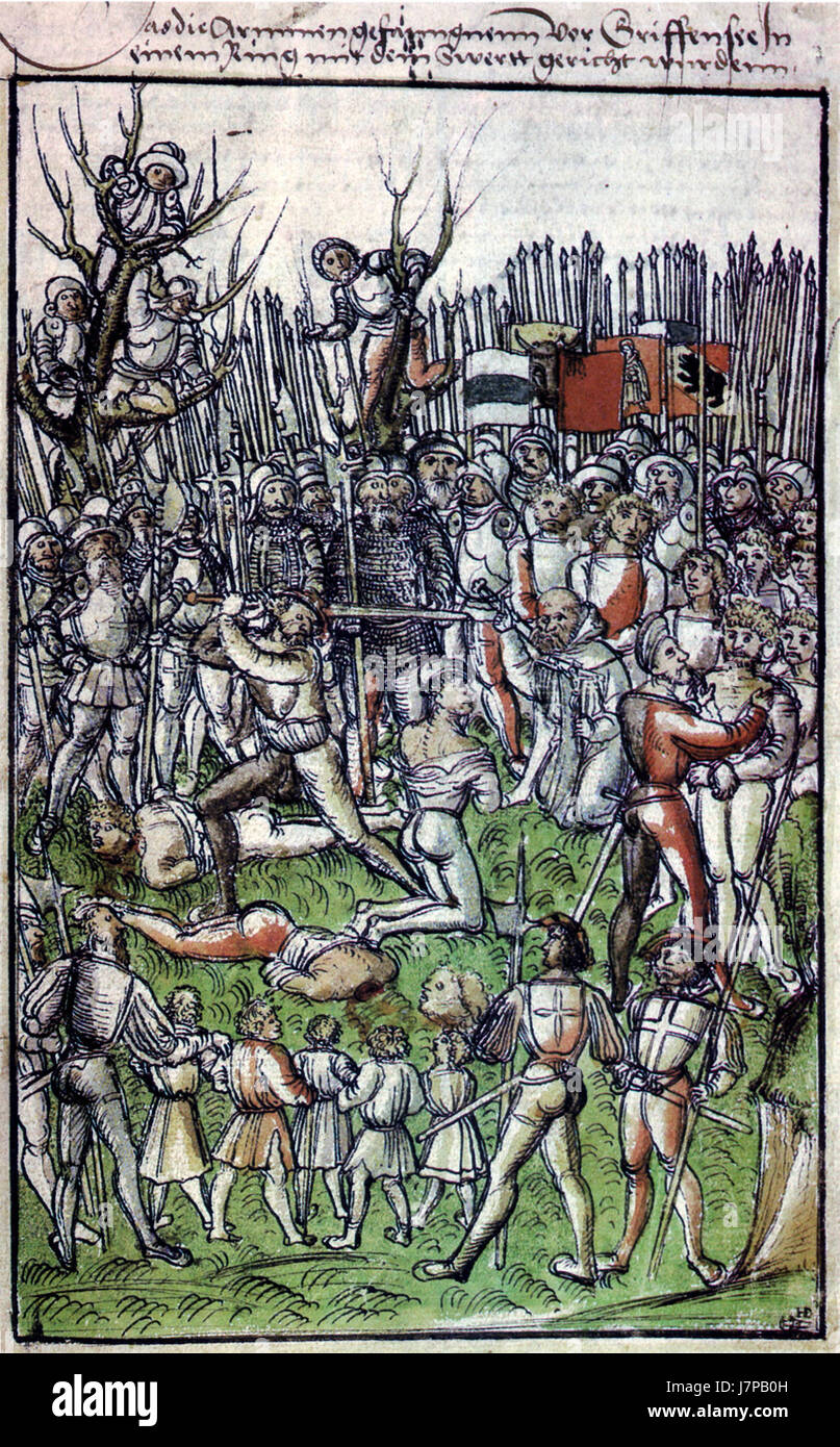 L'Henker von Greifensee è un'immagine o una rappresentazione di una figura storica di Greifensee, probabilmente un boia pubblico. Offre uno sguardo ai sistemi giudiziari medievali e al loro ruolo nella società. Foto Stock