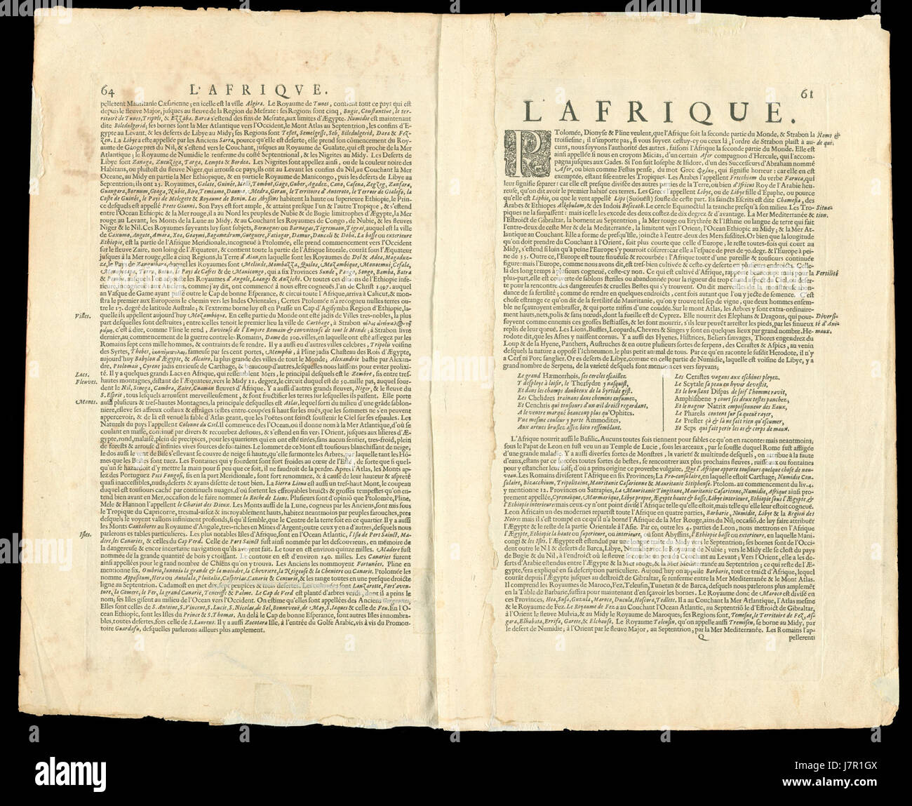 Africa 1595, Gerardus Mercator (3797082 Tergo) Foto Stock