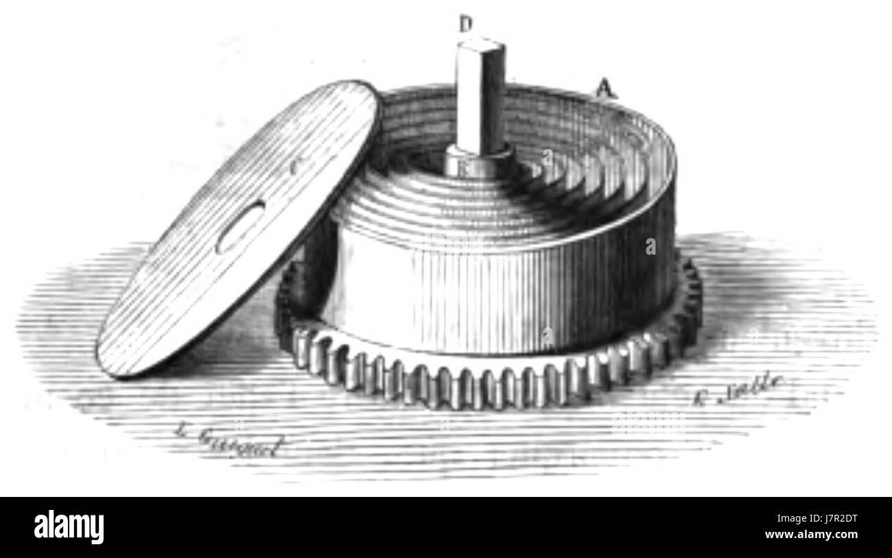 ARAGO Francois Astronomie Populaire T1 page 0075 fig21 Foto Stock