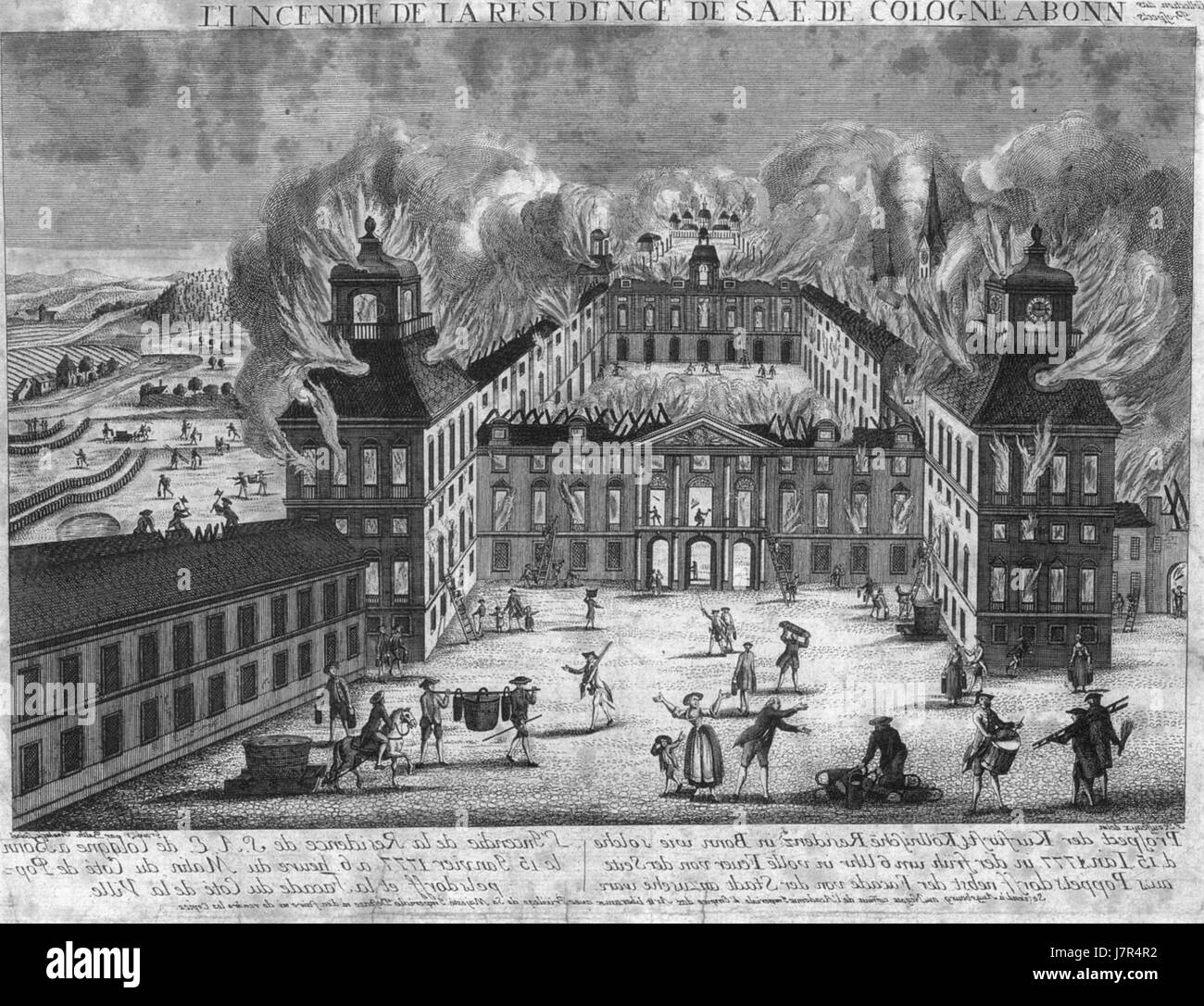 Marca kurfuerstlichen der Residenz Bonn, Leizel Foto Stock