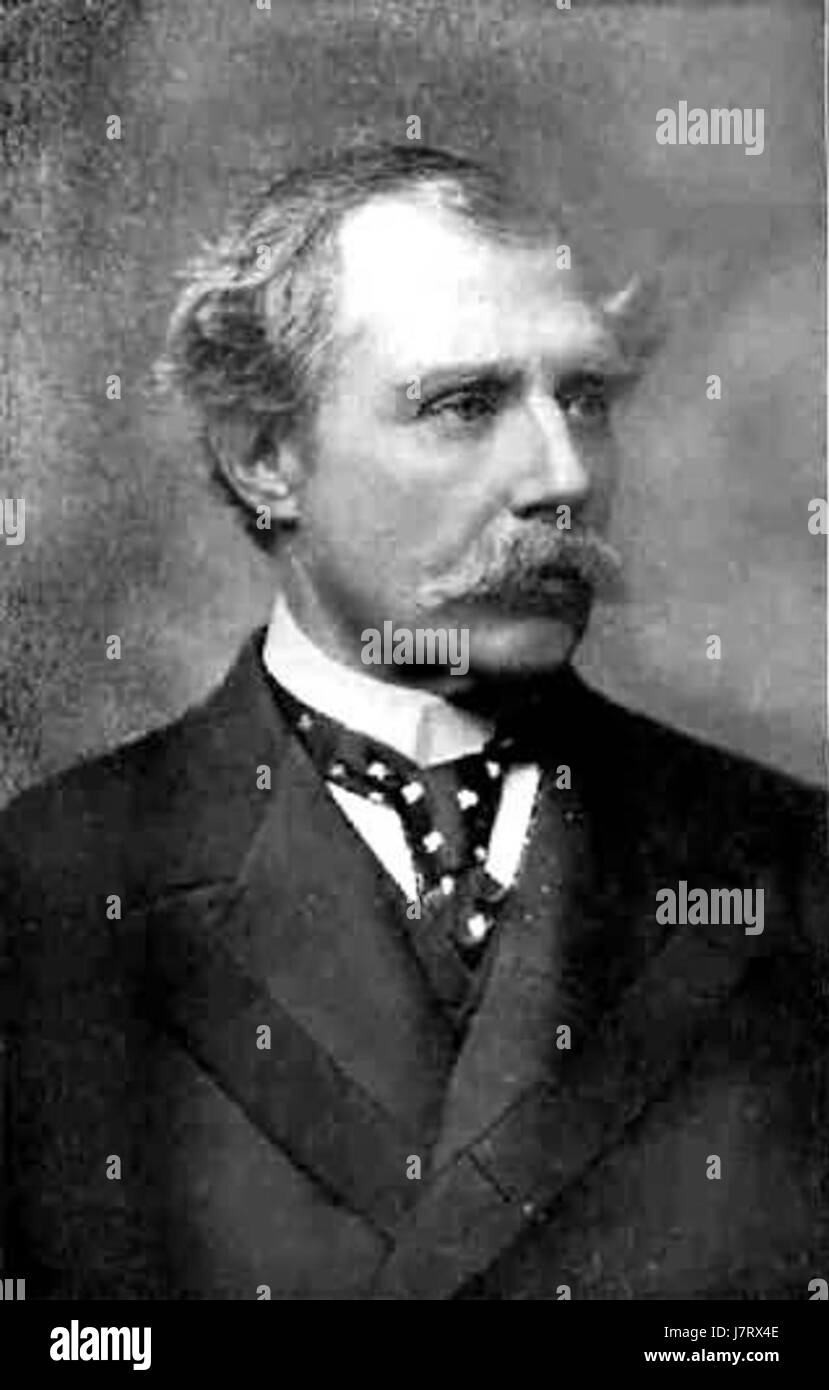 Charles Brooke fu il Rajah bianco di Sarawak dal 1868 al 1917. Il suo regno è noto per lo sviluppo delle infrastrutture di Sarawak, la crescita economica e i suoi sforzi per stabilire un governo più stabile e organizzato. Foto Stock