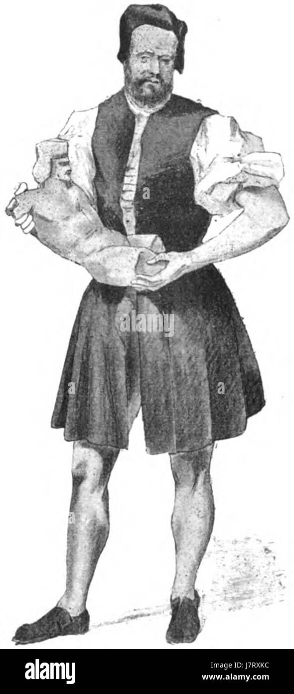 Costume Design per Wartel come Francesco di Benvenuto Cellini di Berlioz Julien 1888 p127 Foto Stock