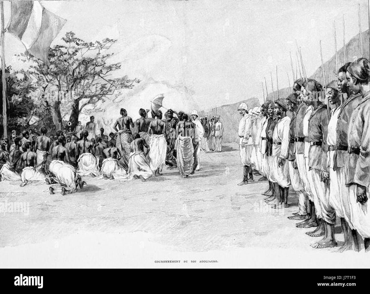 Agoliagbo Couronnement Foto Stock