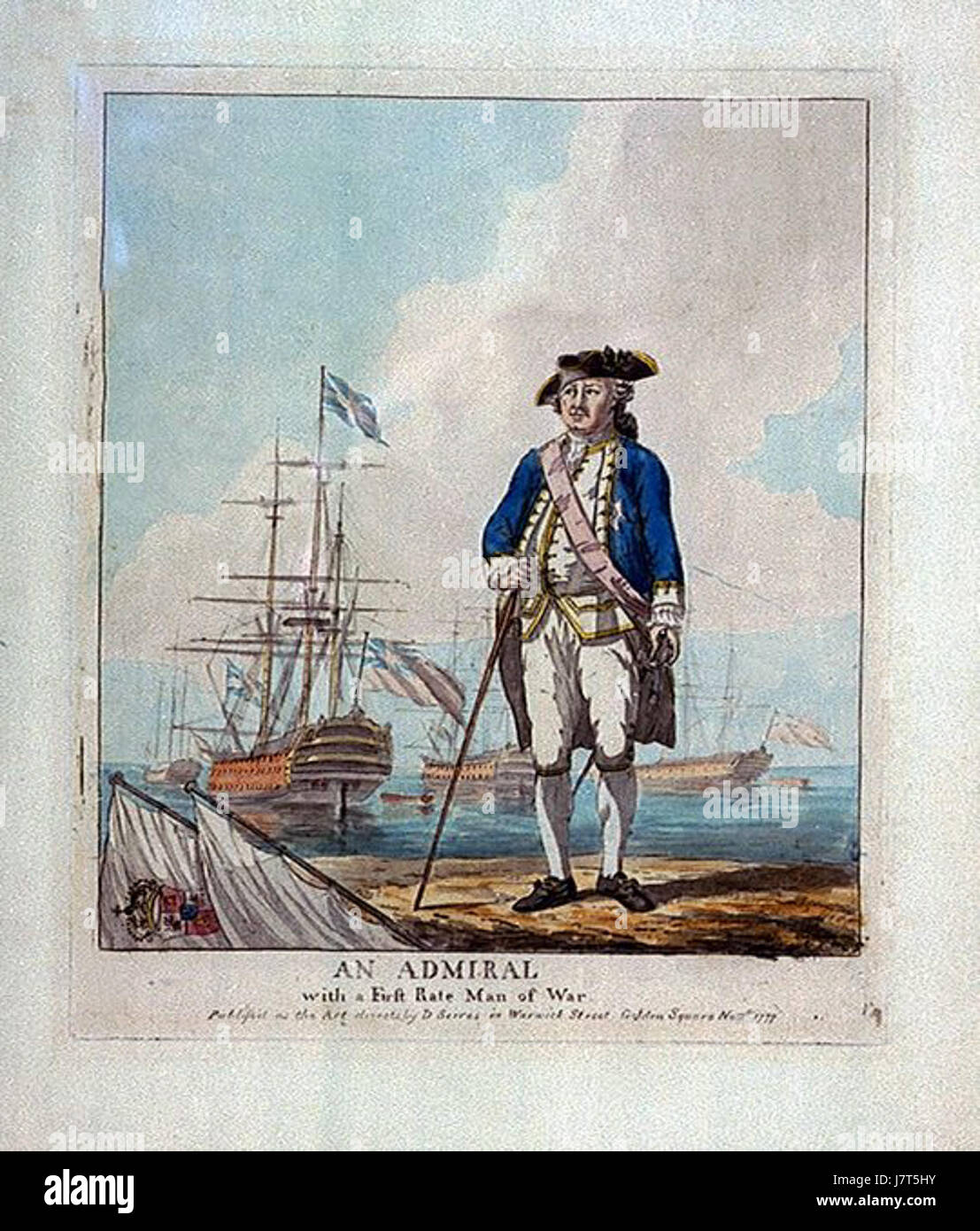 Admiral w Prima velocità Foto Stock