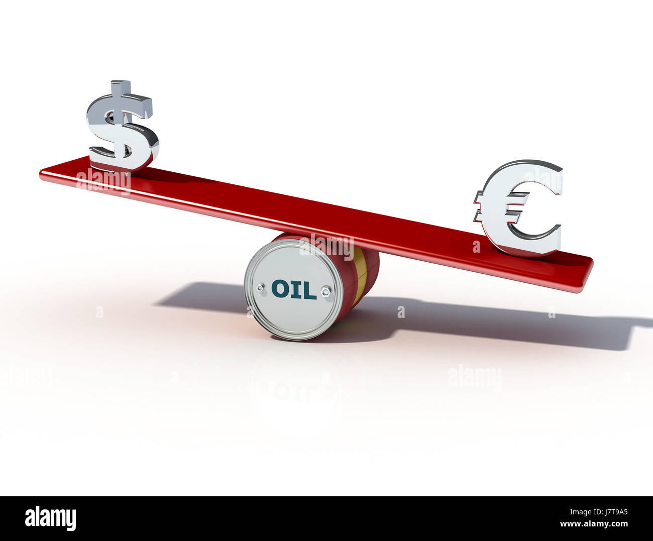 Dollaro di dollari industria moneta in euro di alimentazione di energia elettrica di potenza elettrica Foto Stock