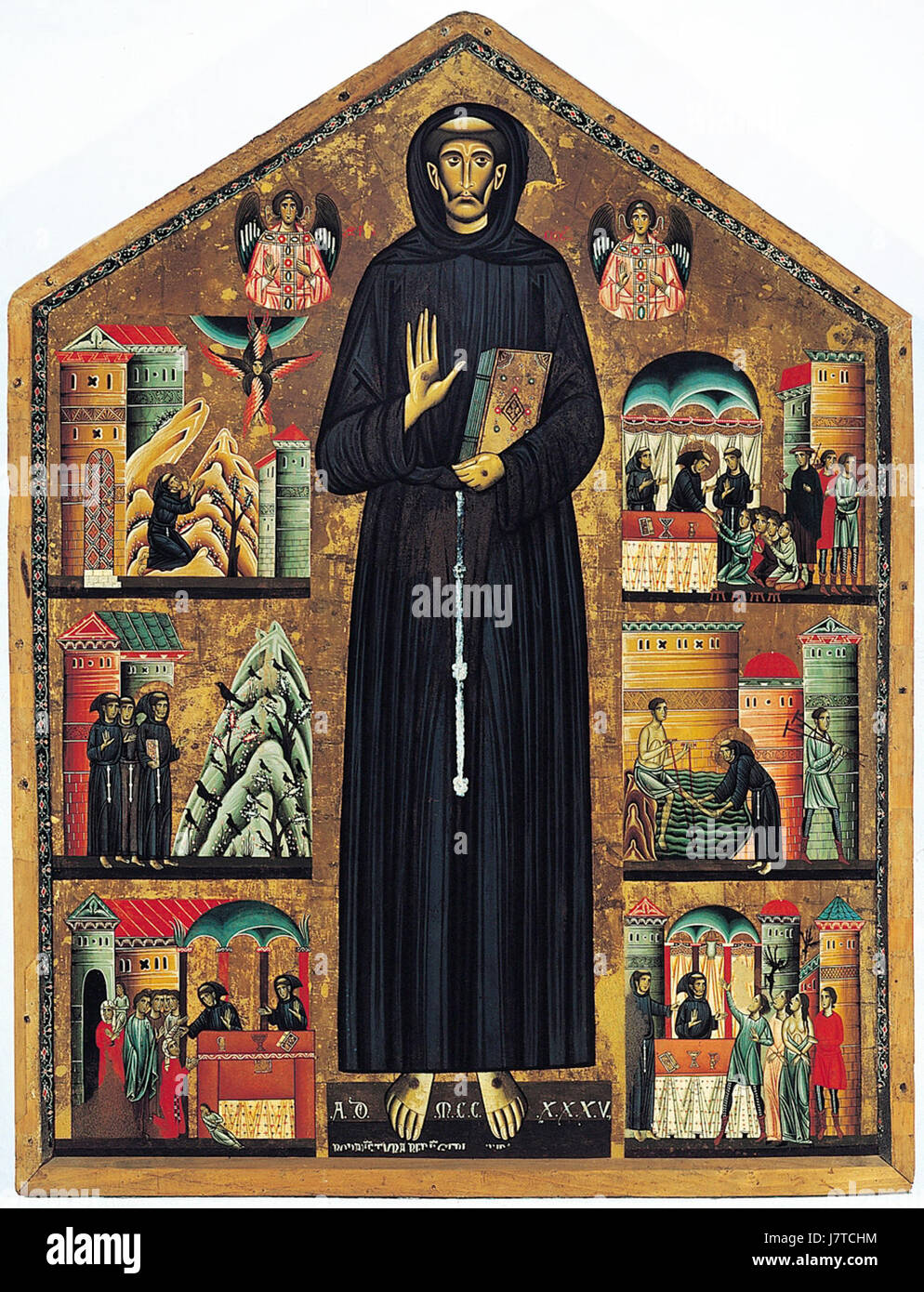 Bonaventura Berlingieri San Francesco di Assisi Foto Stock