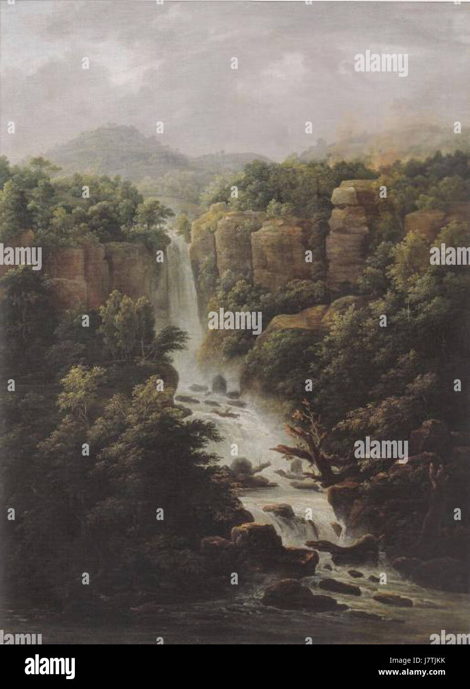 Cascate del palazzo papale da F Matveyev Foto Stock