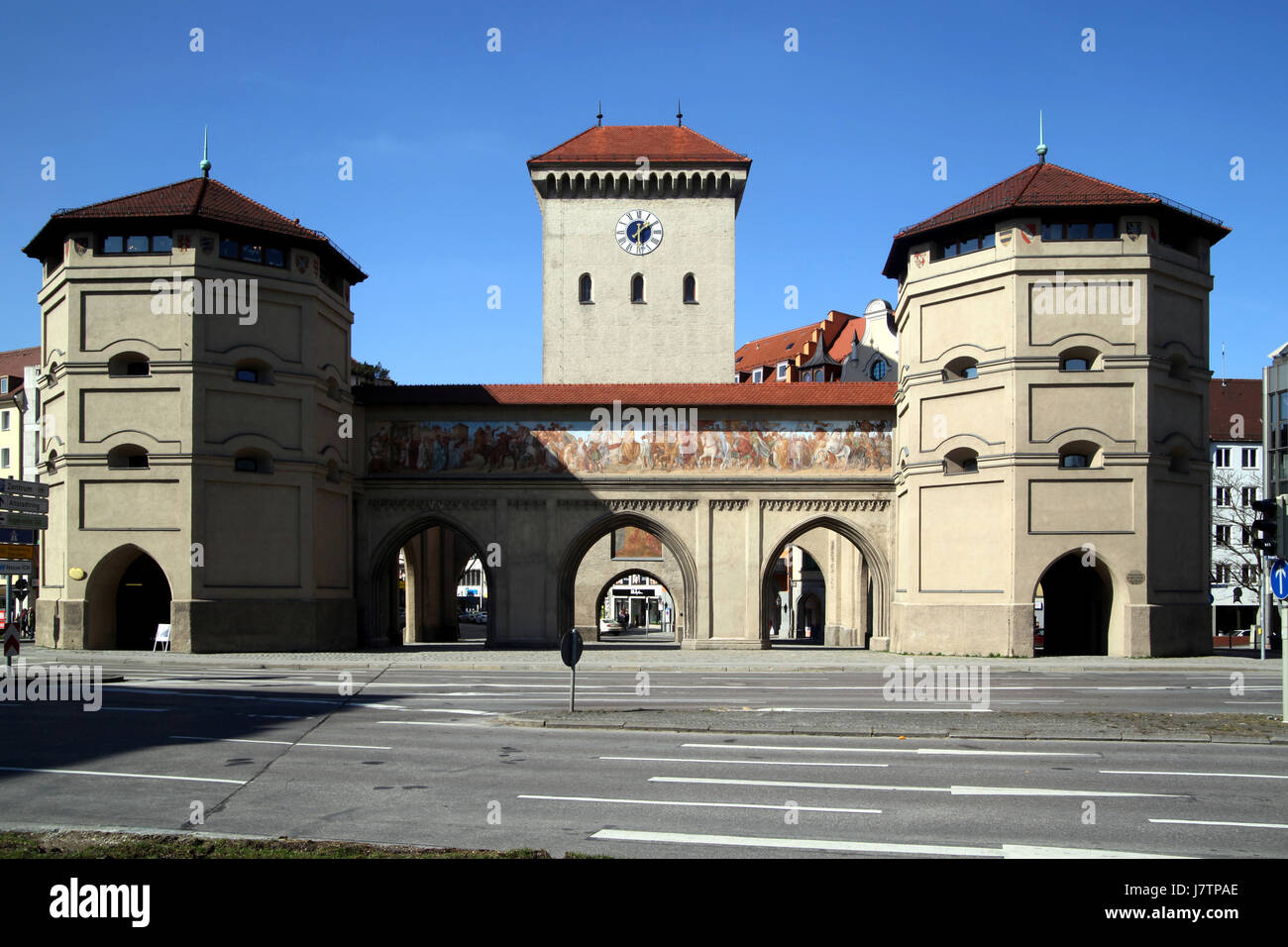 Museo della Baviera Monaco di Baviera proteggere teleruttore protezione repubblica federale tedesca Foto Stock