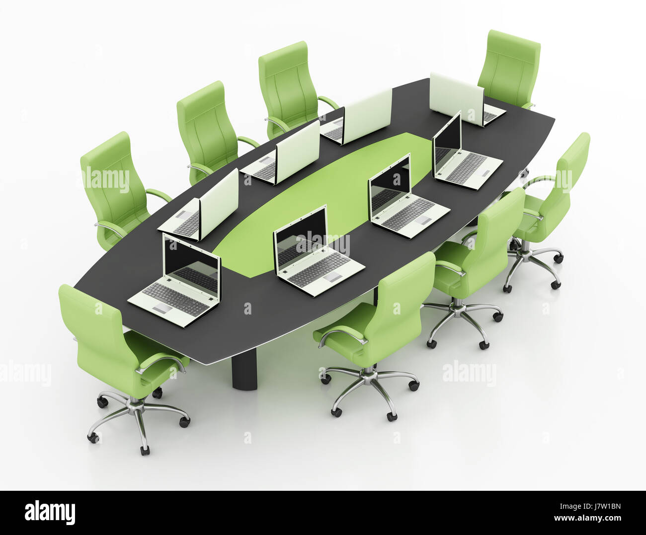 Laptop notebook computer computer interno rapporti aziendali business deal Foto Stock