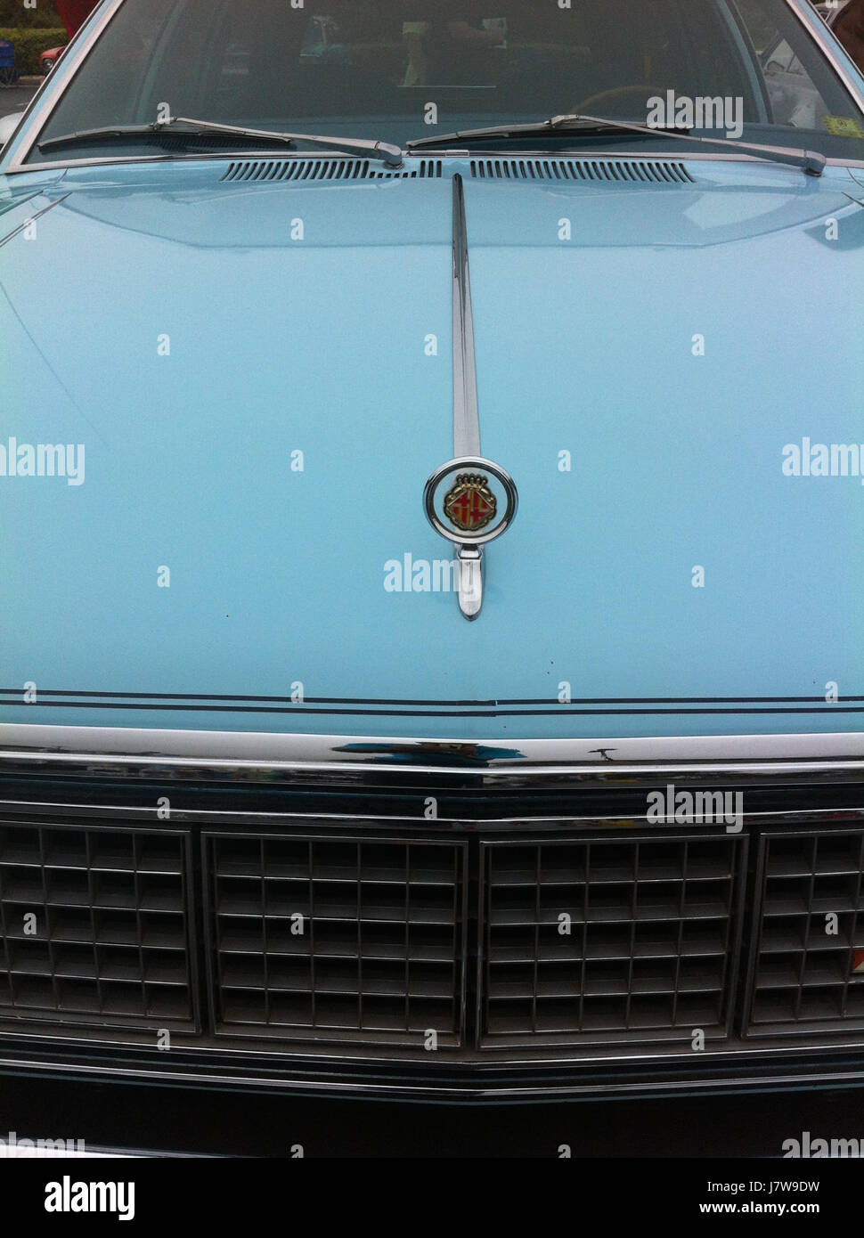 L'AMC Concord DL Wagon 1978 è un'automobile americana classica, nota per il suo design spazioso e l'affidabilità. Questa station wagon blu offre uno sguardo alle tendenze automobilistiche della fine degli anni '1970, combinando praticità con elementi di design della metà del secolo. Foto Stock