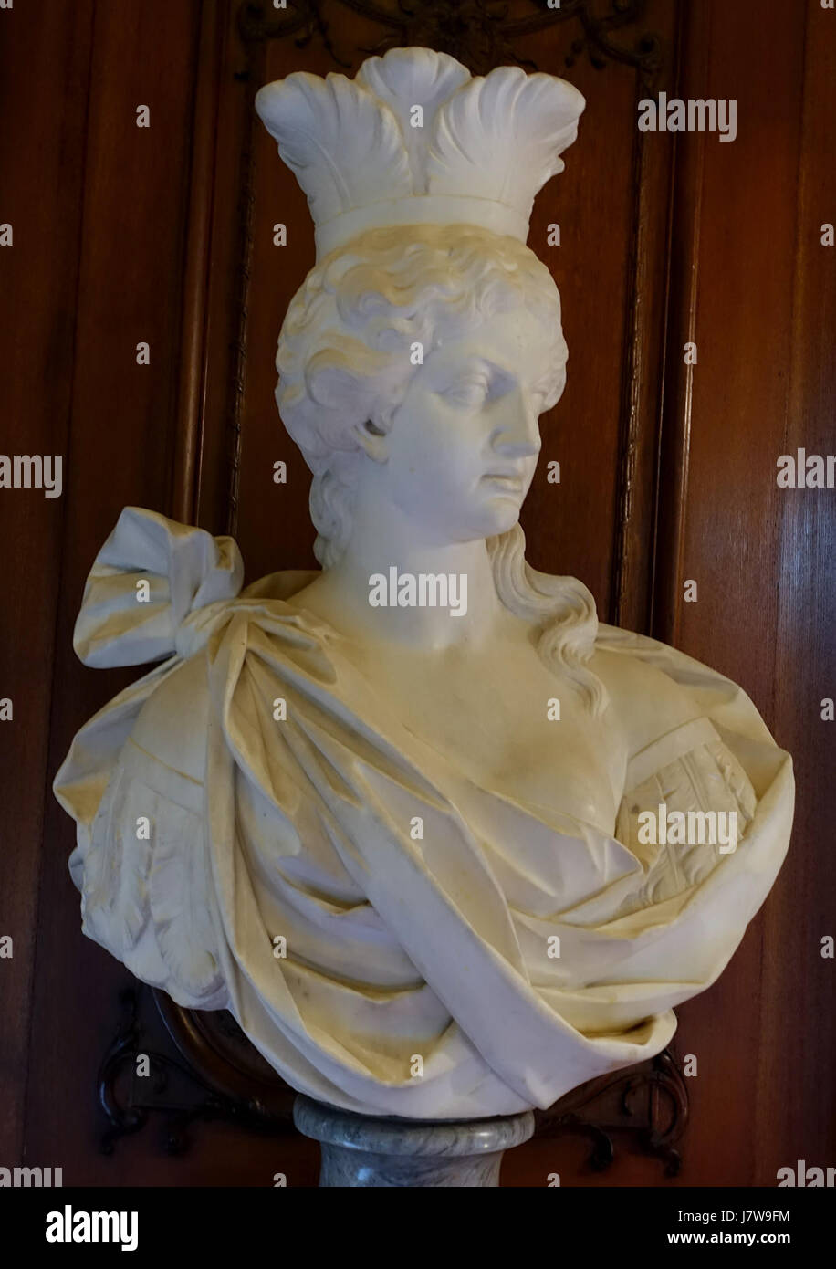 America, scultore sconosciuto, Francia, 1700 1800 Waddesdon Manor Buckinghamshire, Inghilterra DSC07637 Foto Stock