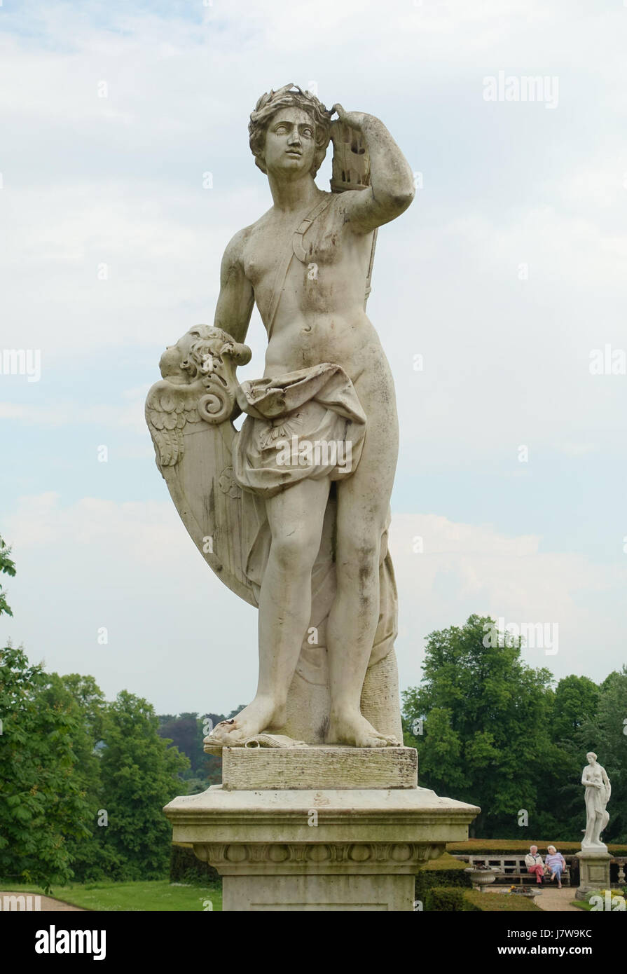 Apollo, scultore sconosciuto, Italia, 1700 1800 Waddesdon Manor Buckinghamshire, Inghilterra DSC07837 Foto Stock