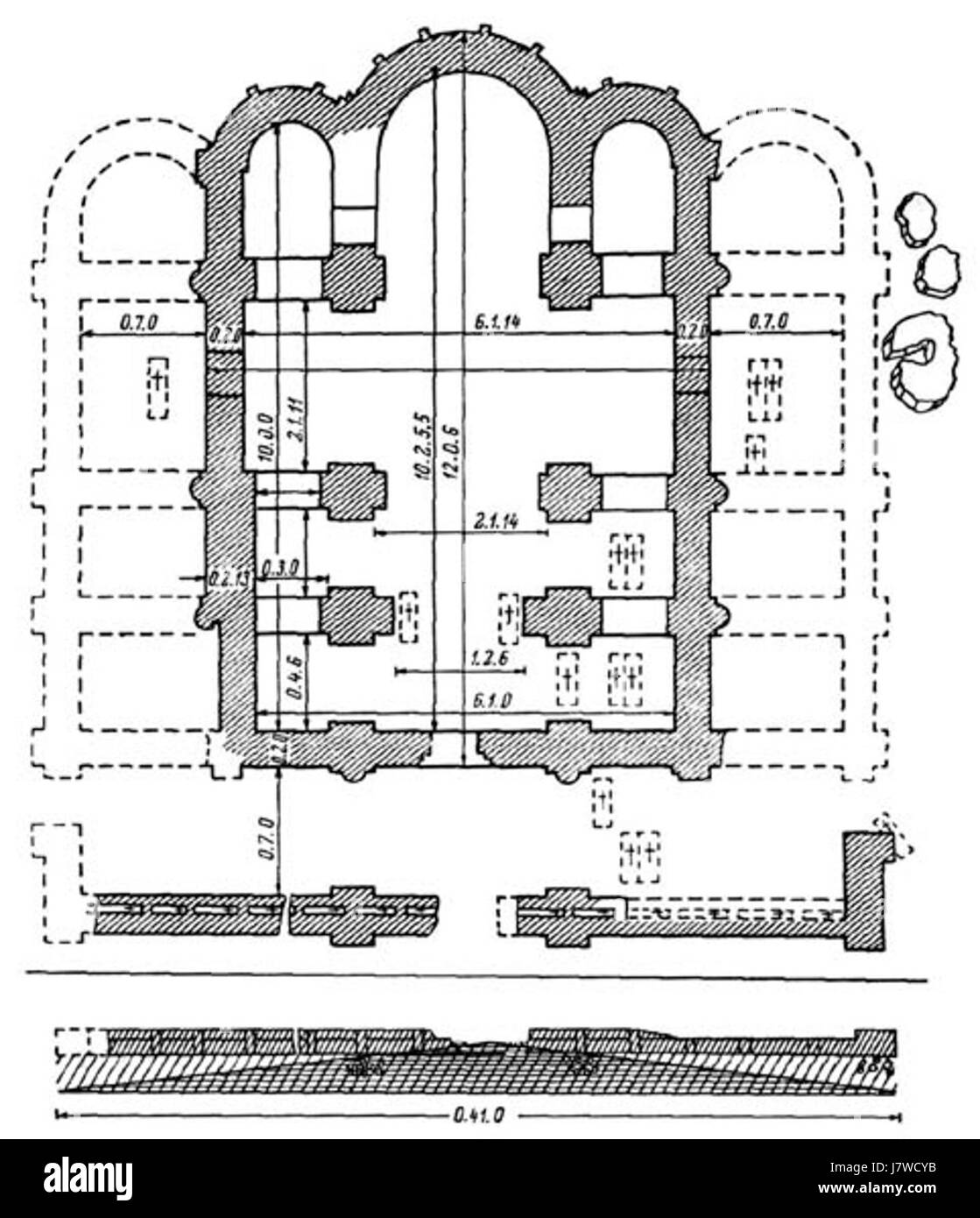 Cattedrale dei Santi Boris e Gleb su Smyadin 02 Foto Stock
