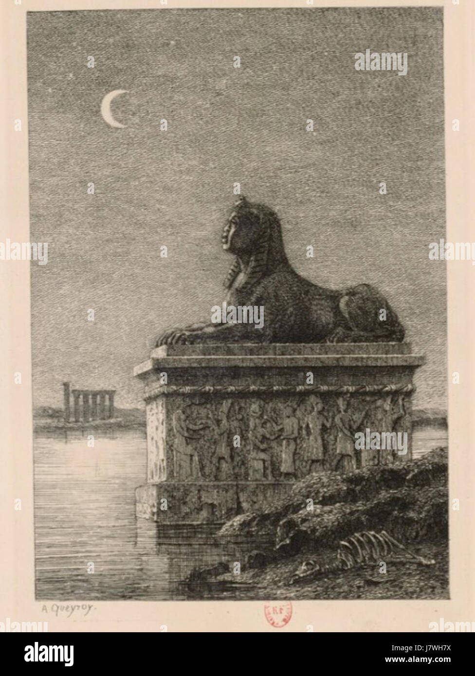 Armand Queyroy Le Sphinx Foto Stock