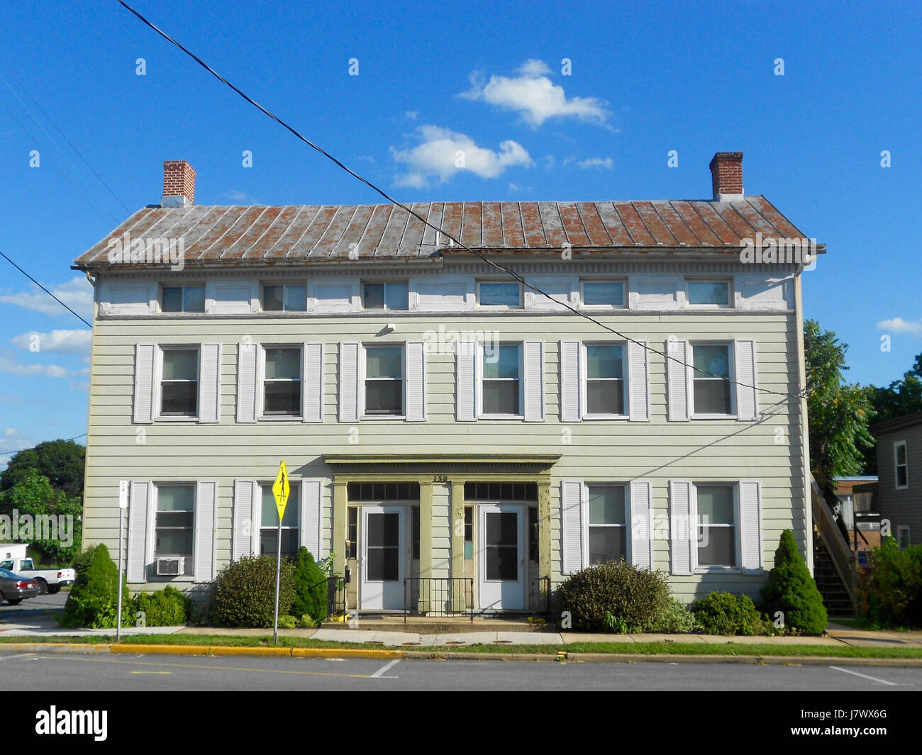 Questo titolo si riferisce a un indirizzo specifico situato a Shiremanstown, contea di Cumberland, Pennsylvania, Stati Uniti d'America, probabilmente pertinente alla storia o alla geografia locale. Foto Stock