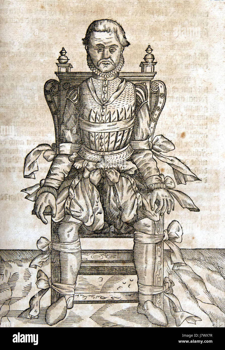 Bartisch 143r si riferisce ad una pagina del testo medico "Kunst der Augenheilkunde" (l'arte dell'oftalmologia) del medico tedesco Hieronymus Bartisch, pubblicato nel XVI secolo. La pagina presenta un'illustrazione anatomica dell'occhio umano e delle sue funzioni. Foto Stock