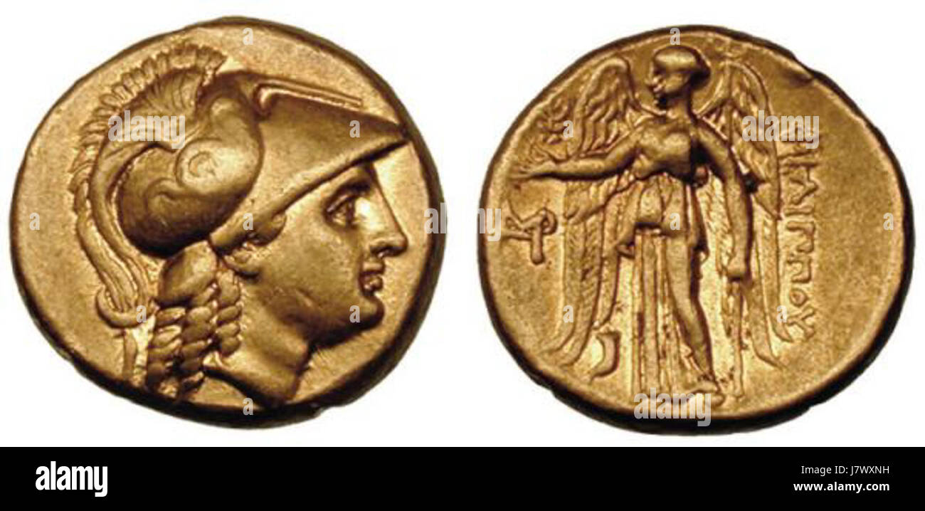 Monete di Filippo III Arrhidaeus. 323 317 BC Foto Stock
