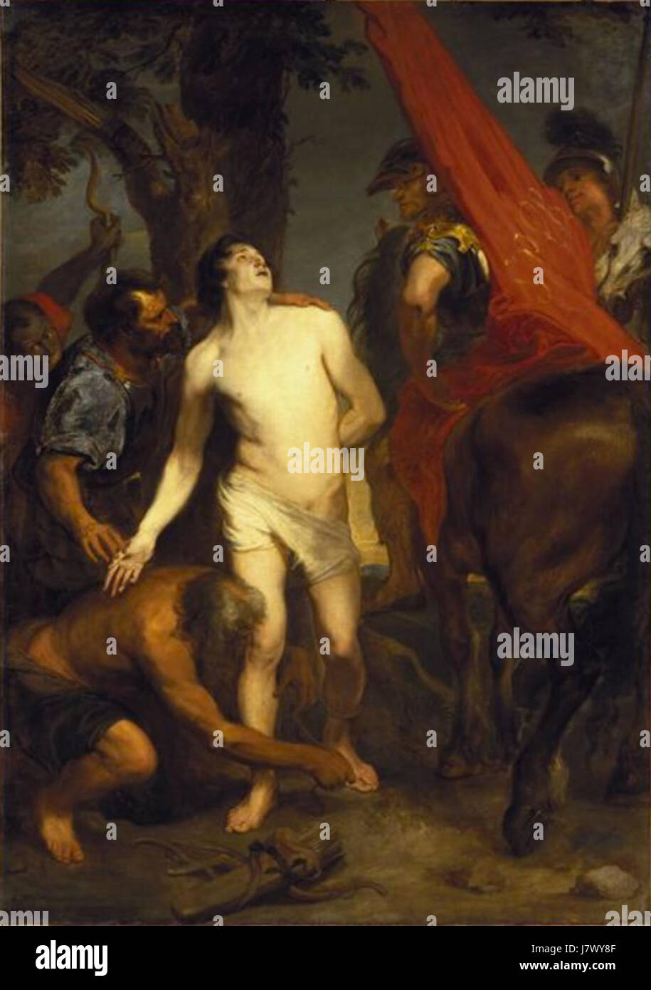 Anthony van Dyck il martirio di San Sebastiano Foto Stock