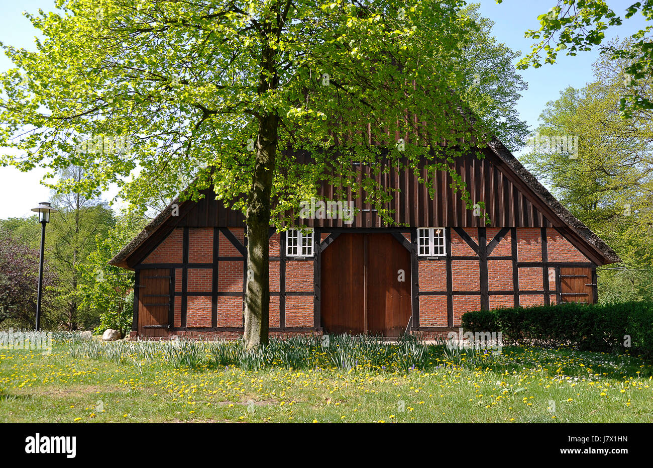 In stile tudor house Foto Stock