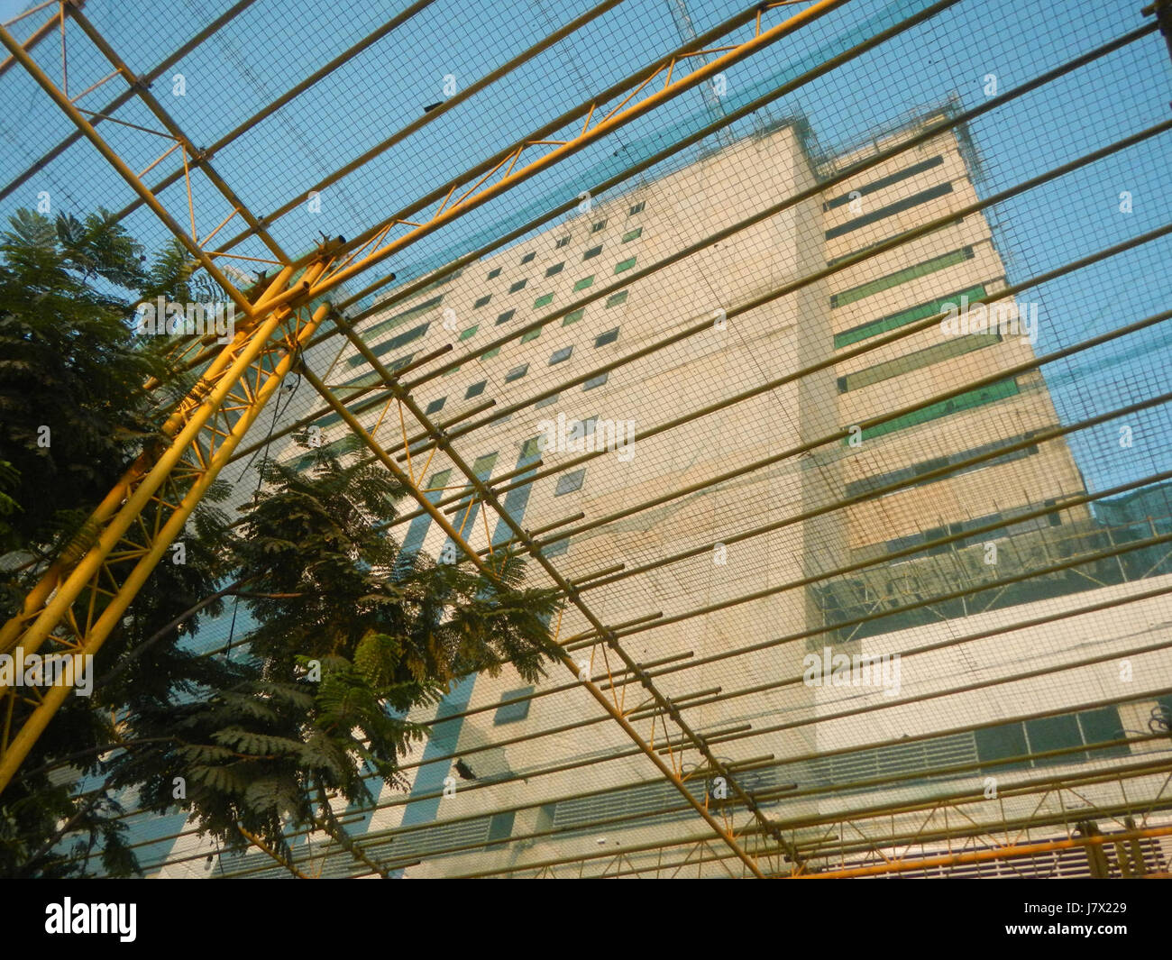 Progetto di costruzione di edifici a Barangays Carmona, città di Makati, identificato con il codice 09927JF, che descrive in dettaglio lo sviluppo e le infrastrutture. Foto Stock