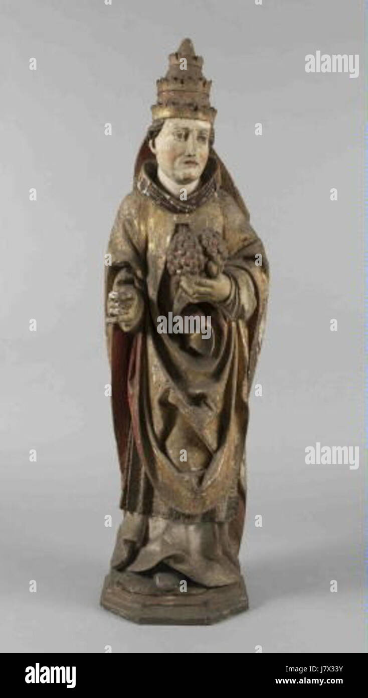 Il titolo si riferisce a una rappresentazione anonima di Papa Urbano, probabilmente correlata a un'opera d'arte o a una documentazione storica. La figura di Papa Urbano potrebbe essere ritratta in relazione al suo papato o a un evento storico significativo. Foto Stock